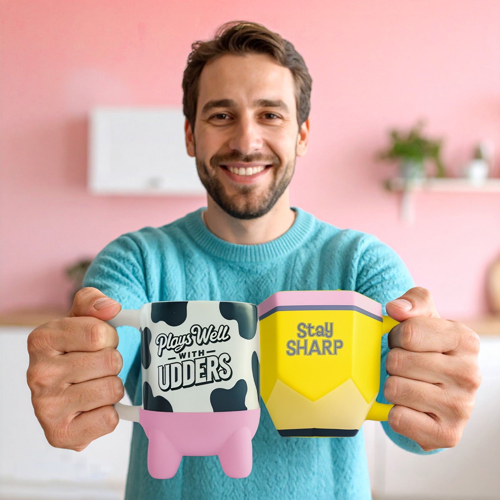 Plays Well with Udders Mug – The Mug That’s So Dairy Good, It’s Ridiculous! ☕