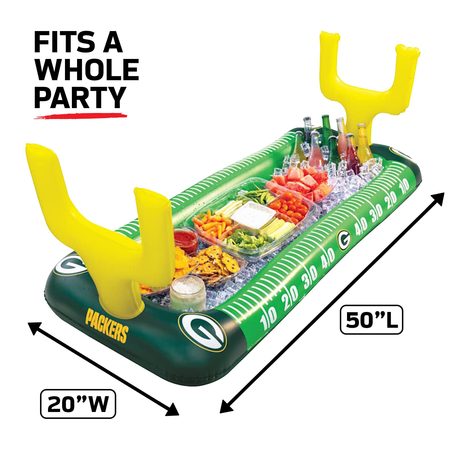 Green Bay Packers 4ft inflatable Buffet
