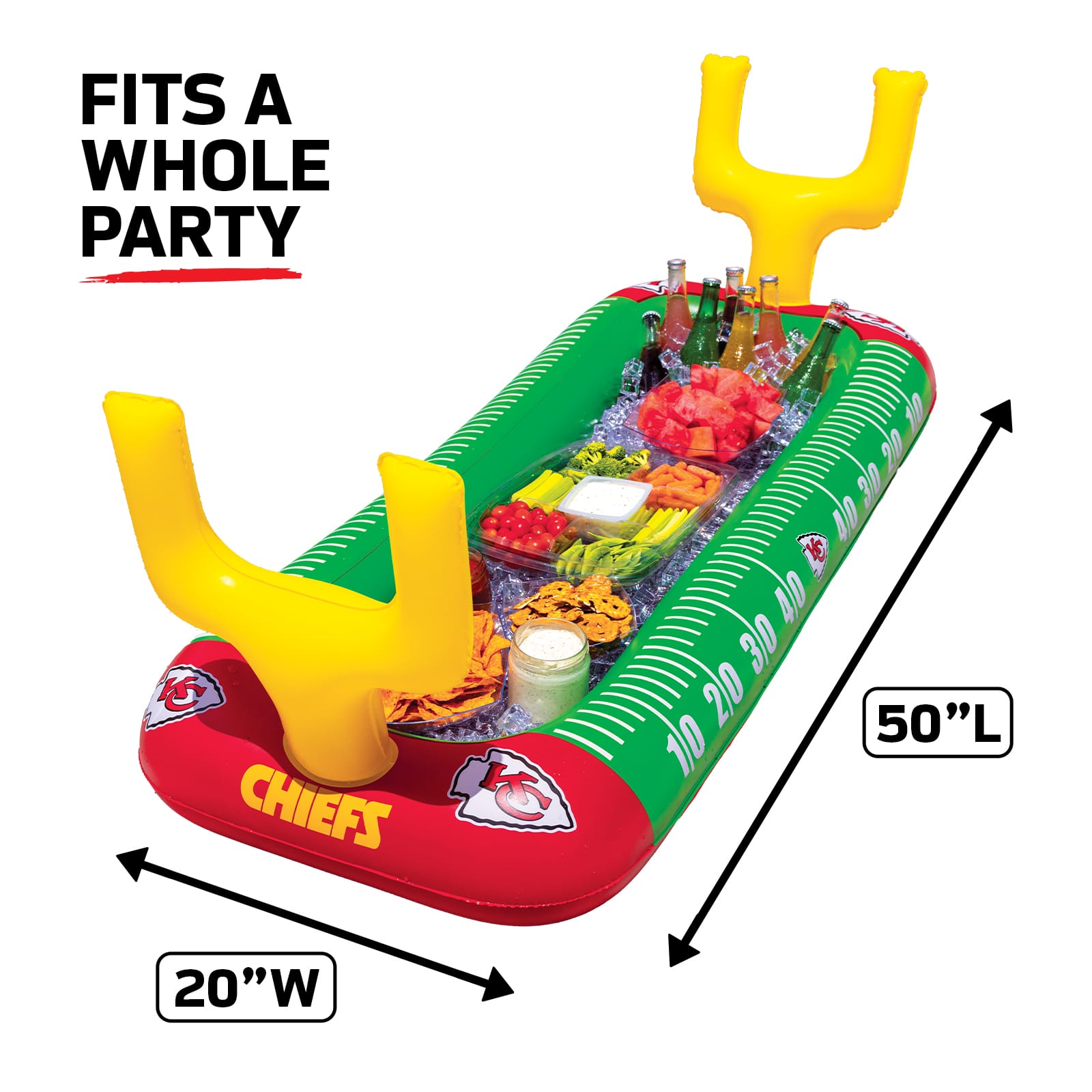 Kansas City Chiefs 4ft inflatable Buffet