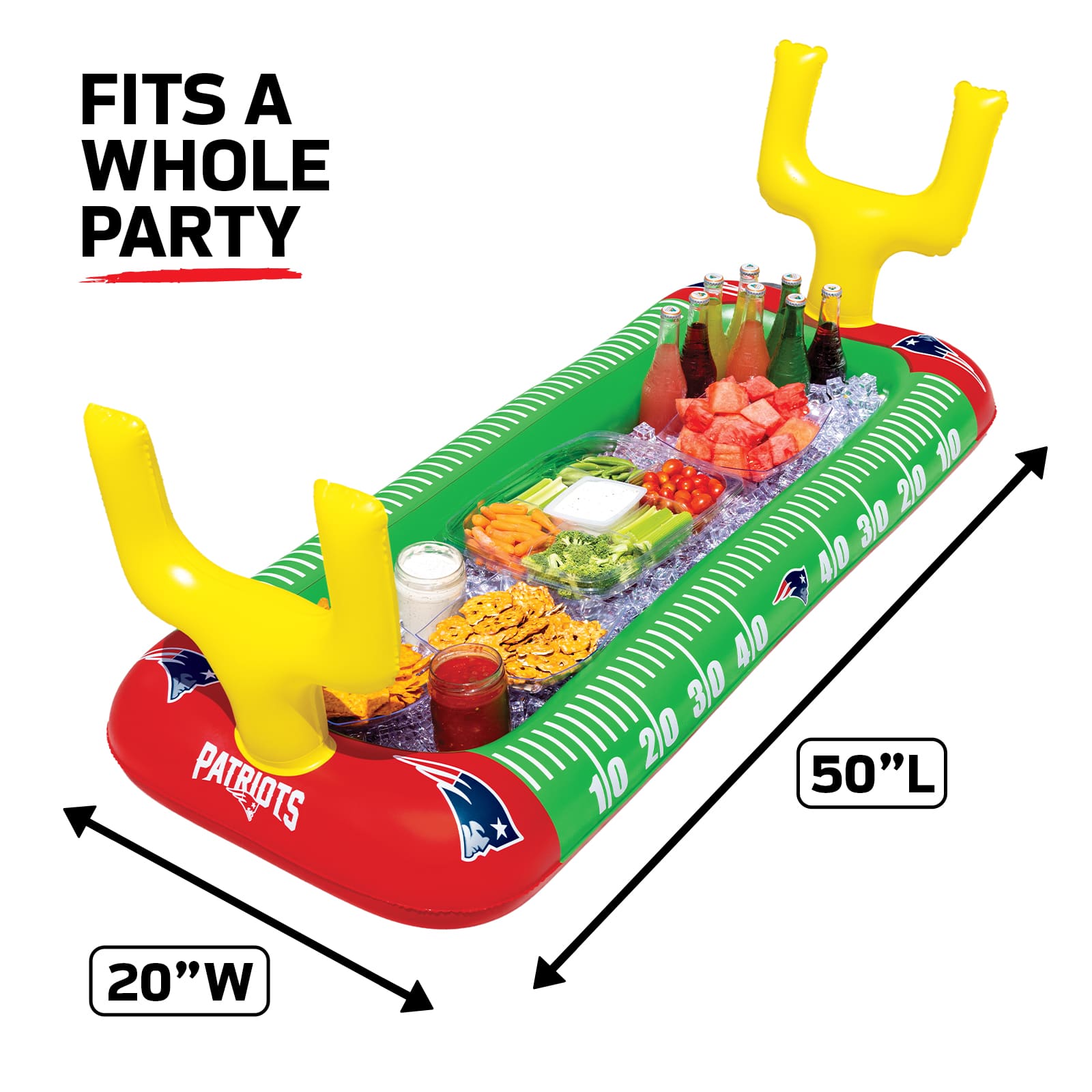 New England Patriots 4ft inflatable Buffet