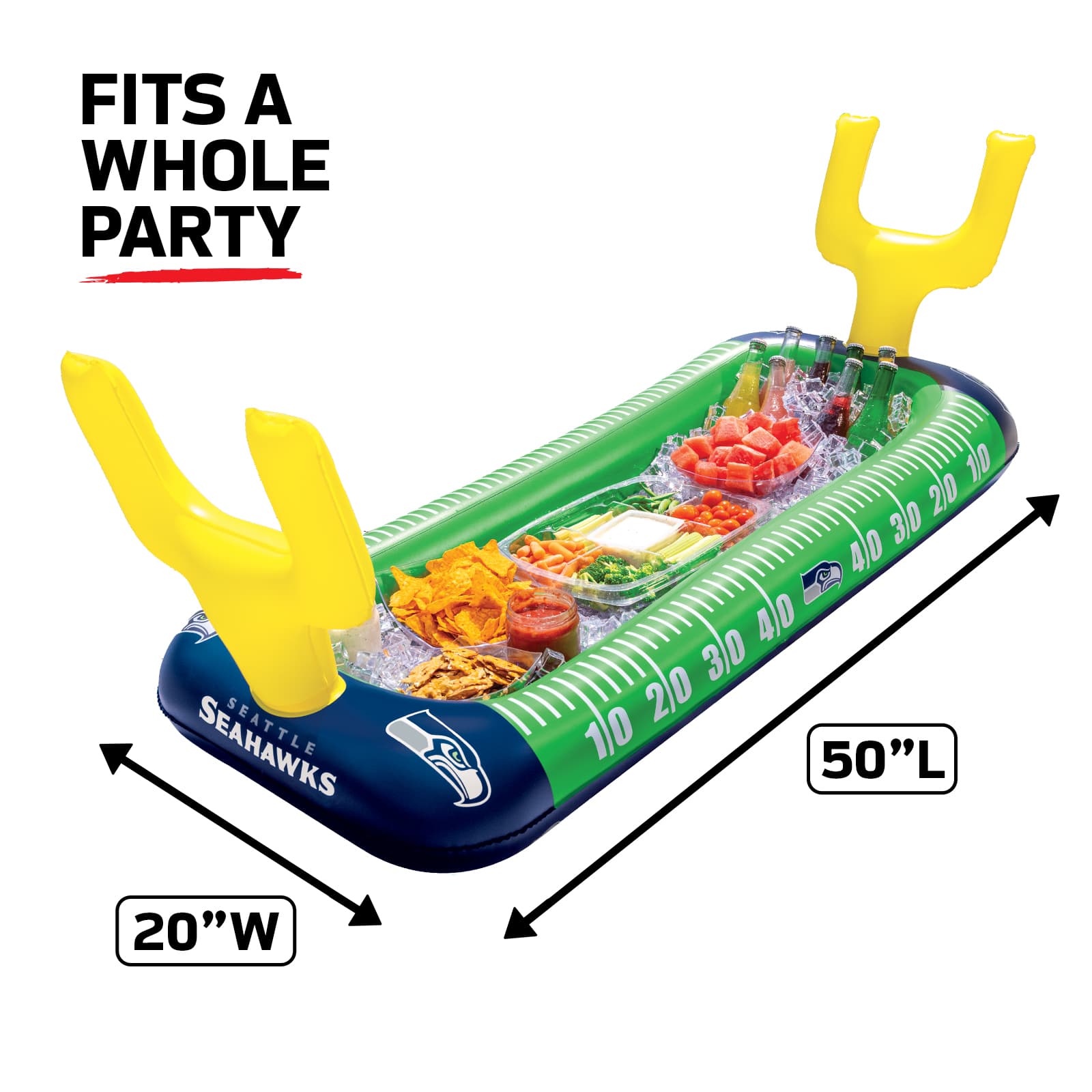Seattle Seahawks 4ft inflatable Buffet