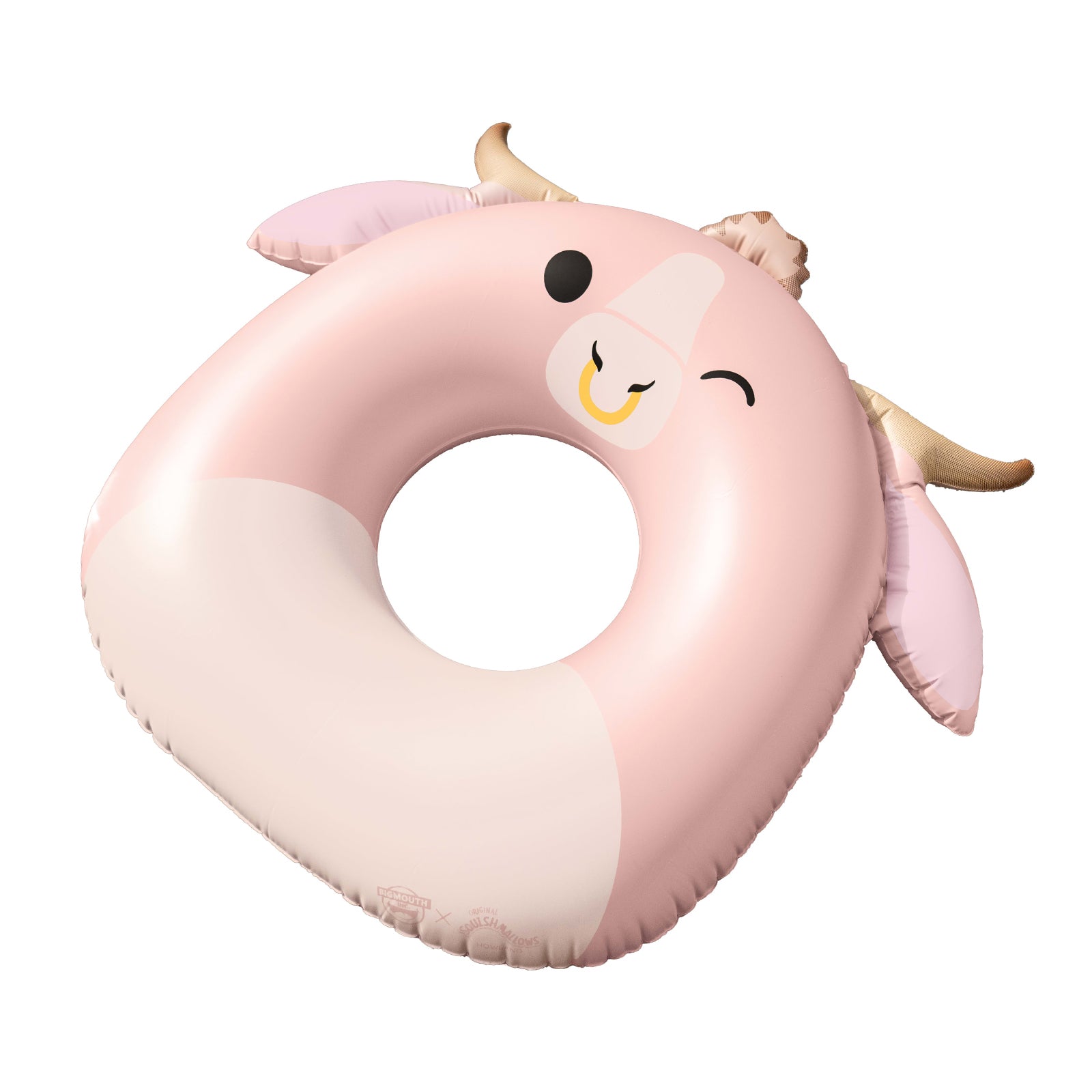 Squishmallows Howland the Cow 36 in Ring Pool Float