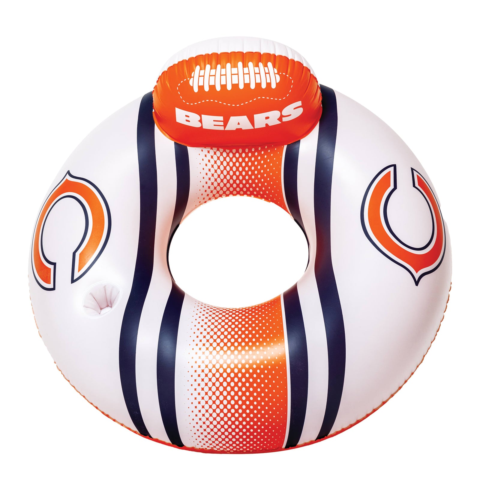 Chicago Bears 42 in Pool Float with cupholder and backrest