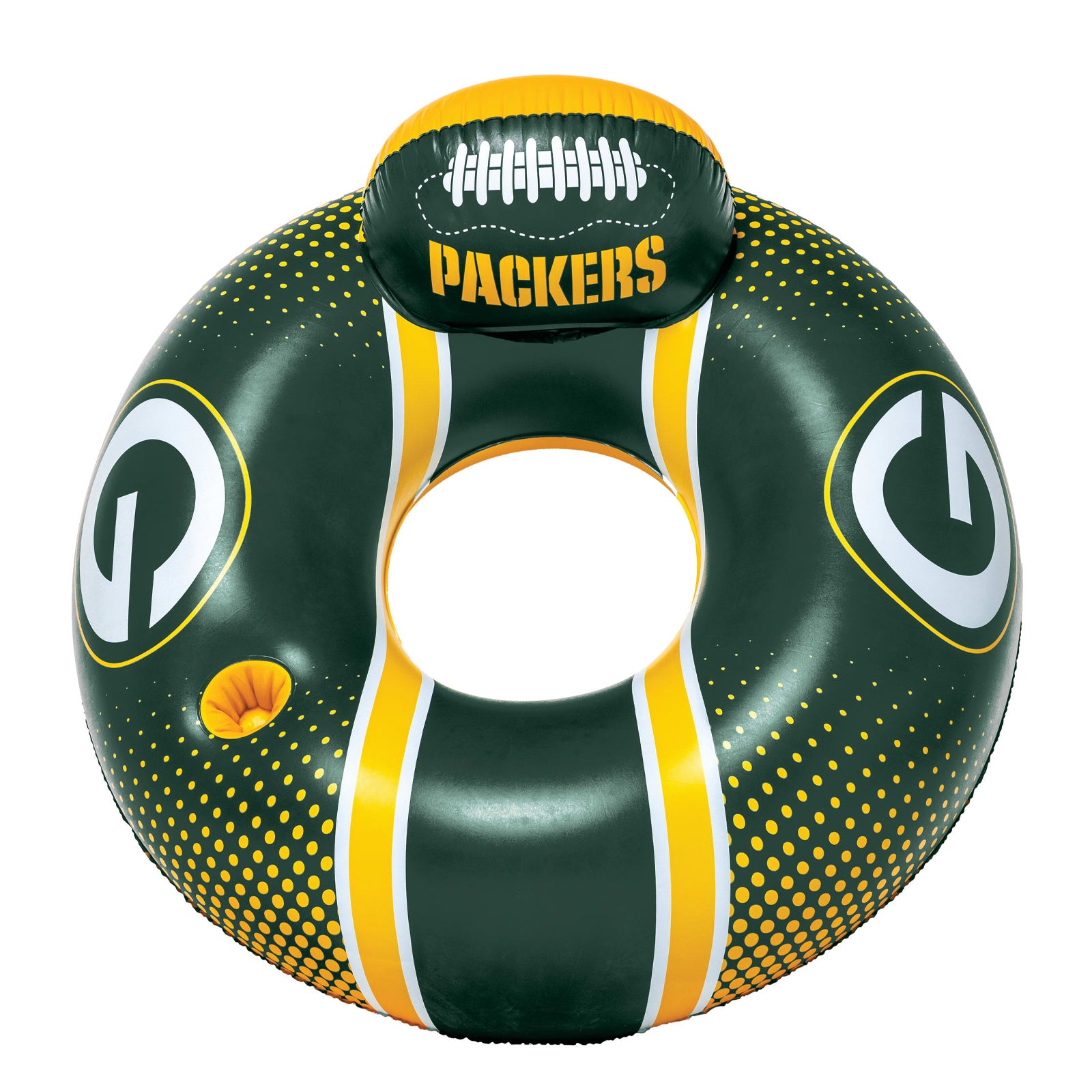 Green Bay Packers 42 in Pool Float with cupholder and backrest
