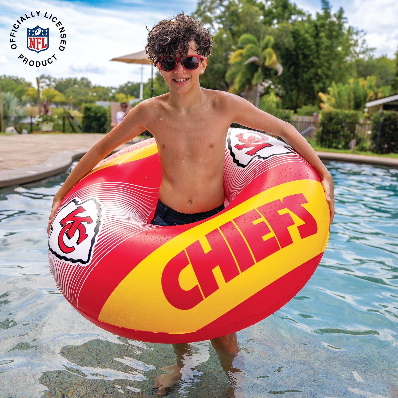 Kansas City Chiefs 36 in ring Pool Float