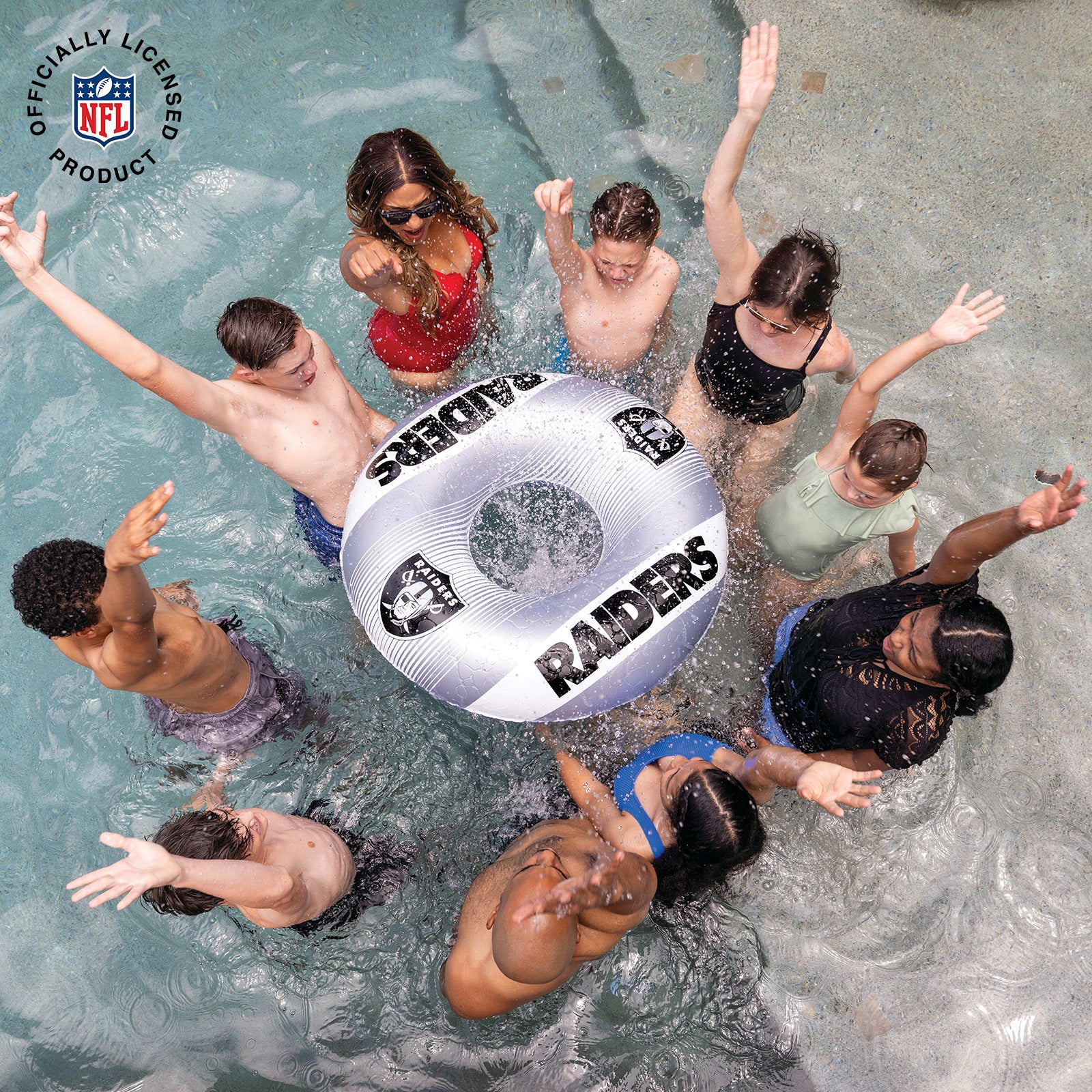 Las Vegas Raiders 36 in ring pool float