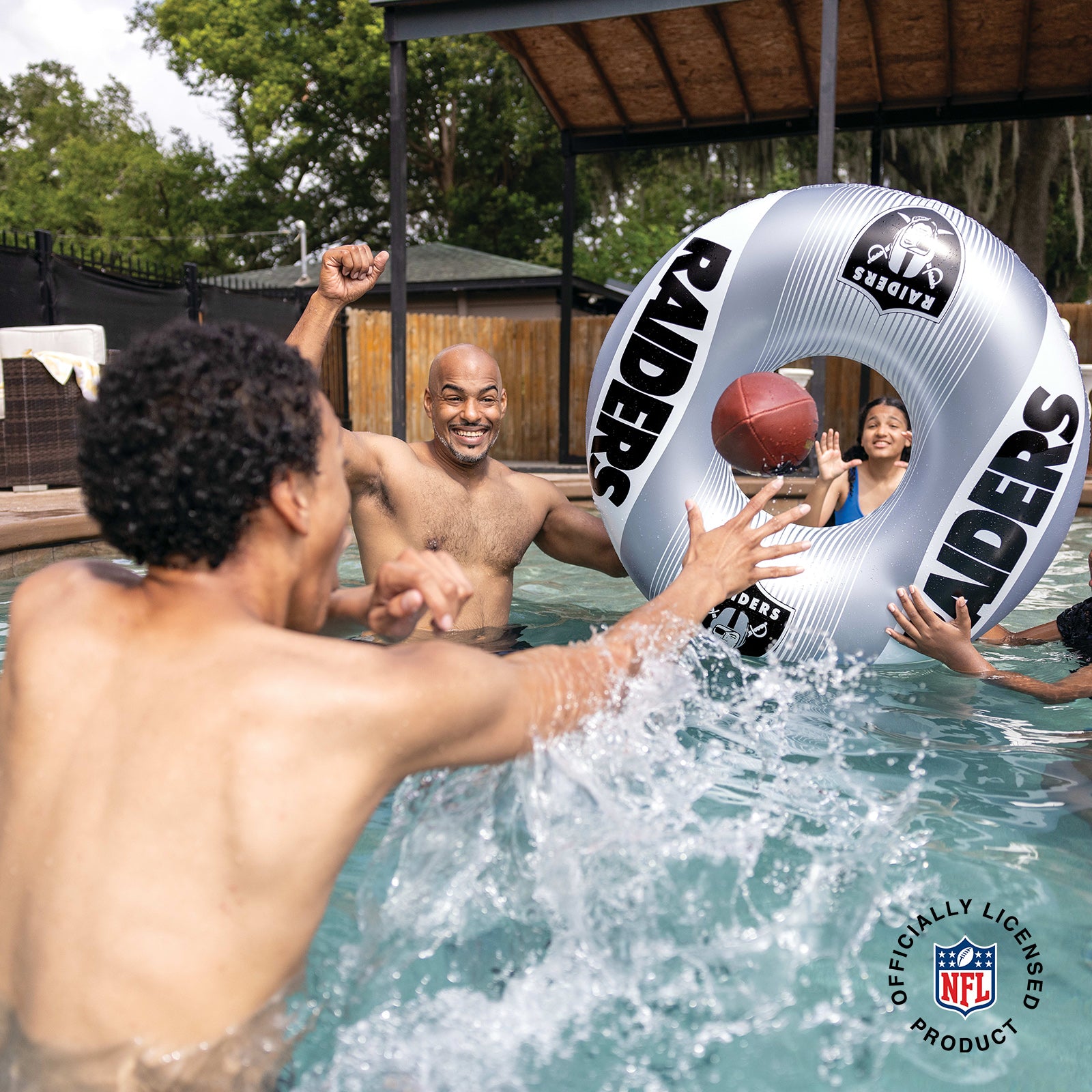 Las Vegas Raiders 36 in ring pool float