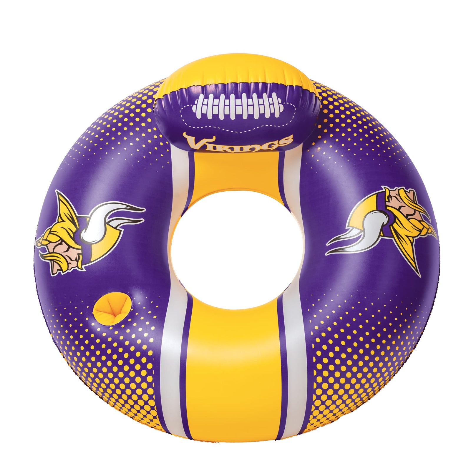 Minnesota Vikings 42 in Pool Float with cupholder and backrest