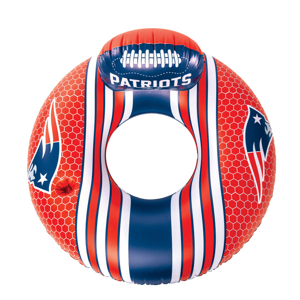 New England Patriots 42 in Pool Float with cupholder and backrest