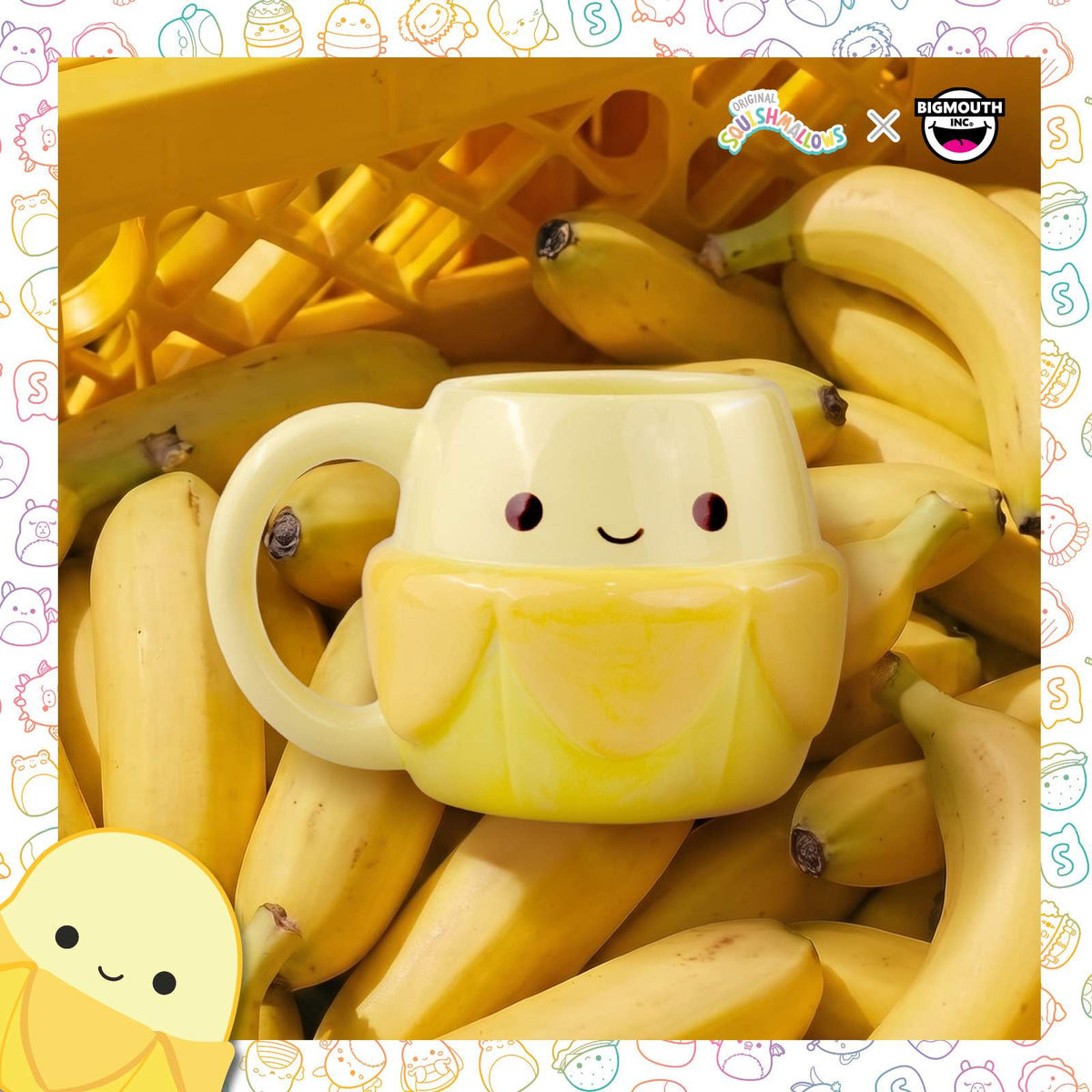 Squishmallows Junie the Banana Mug