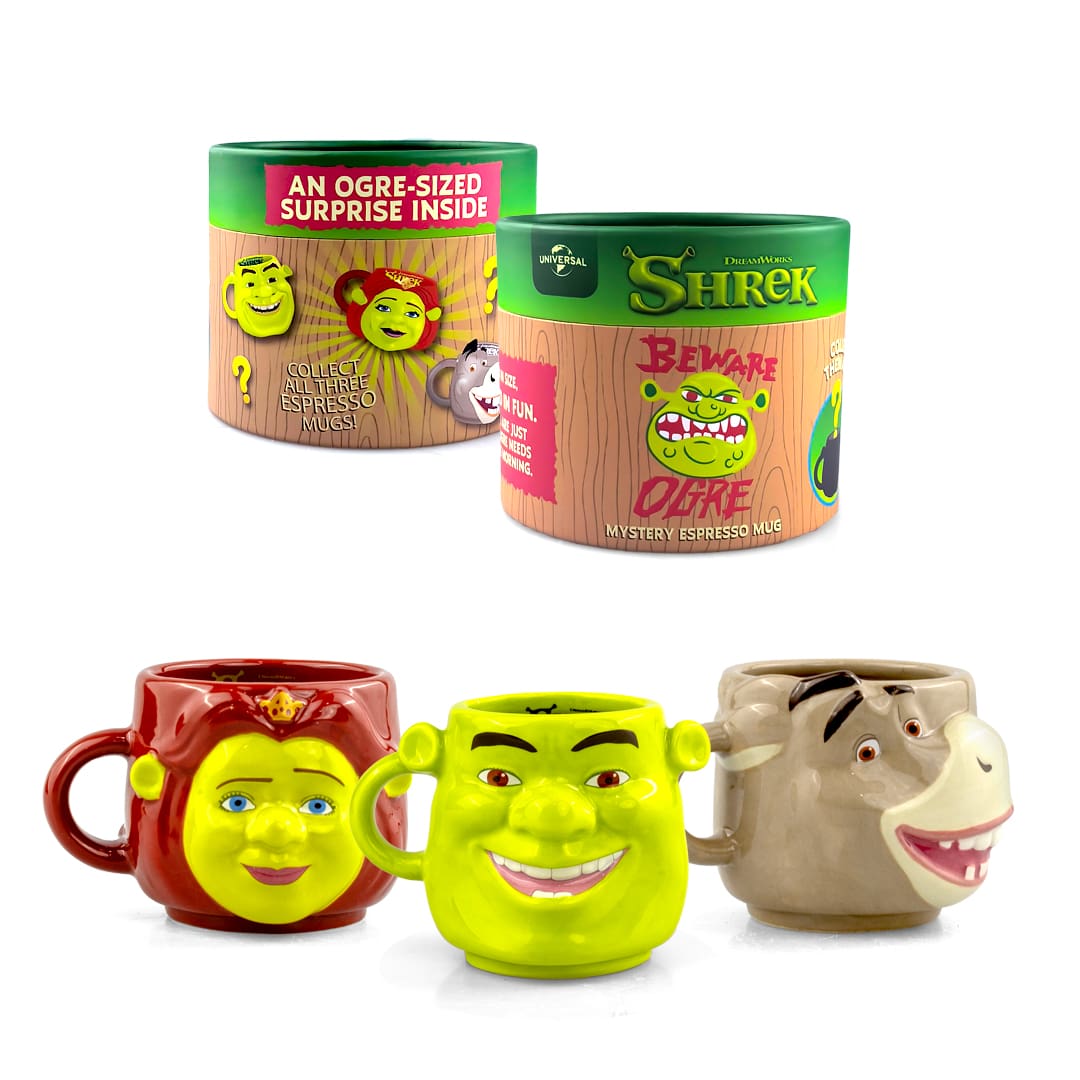 Shrek Collectible Espresso Mug Blind Box - 3 oz, 1 of 3 Styles