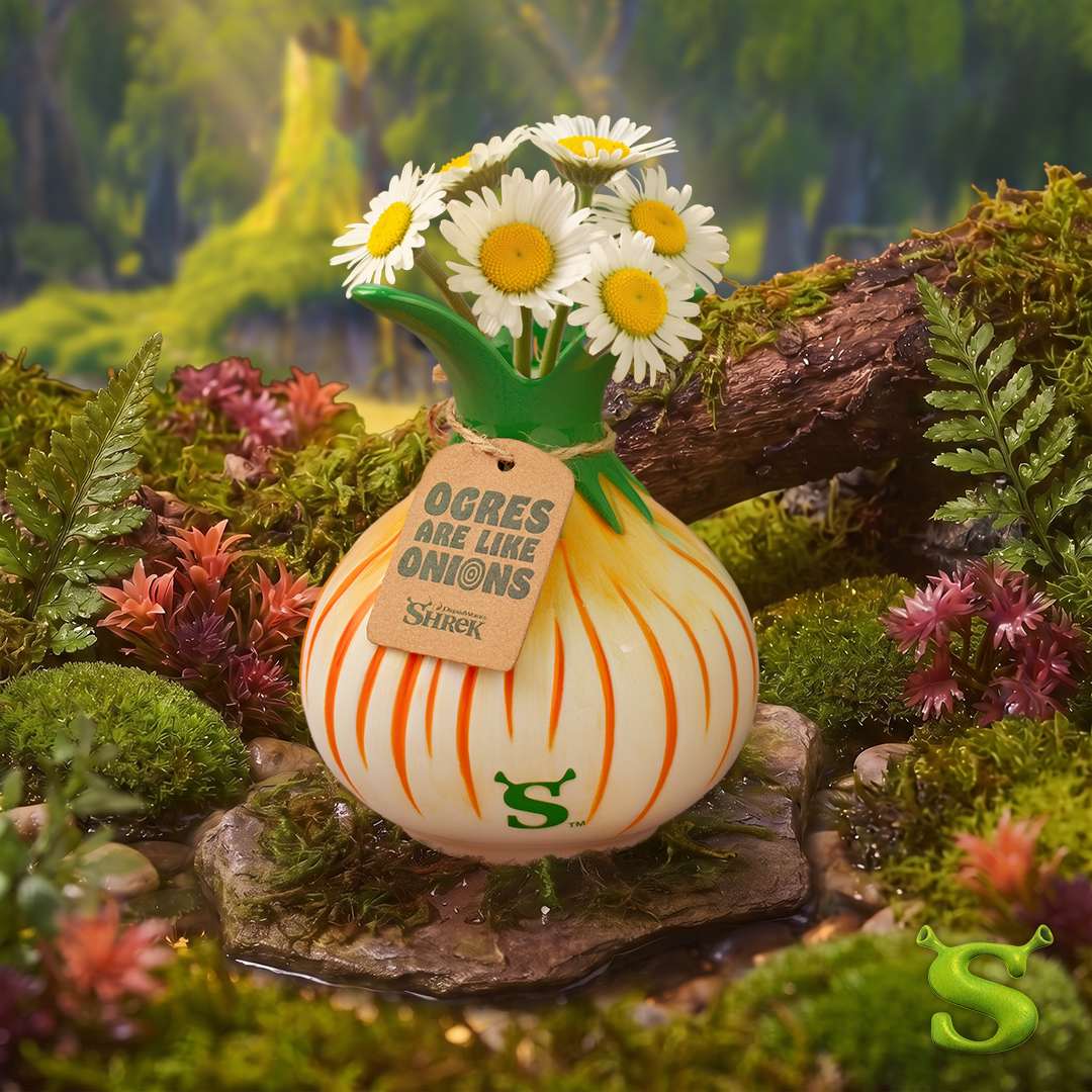 Shrek Onion Vase - Ceramic