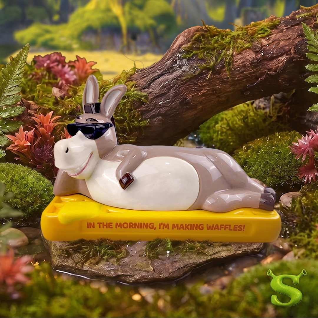 Shrek Donkey's Morning Waffles Butter Dish - Fits Standard Stick
