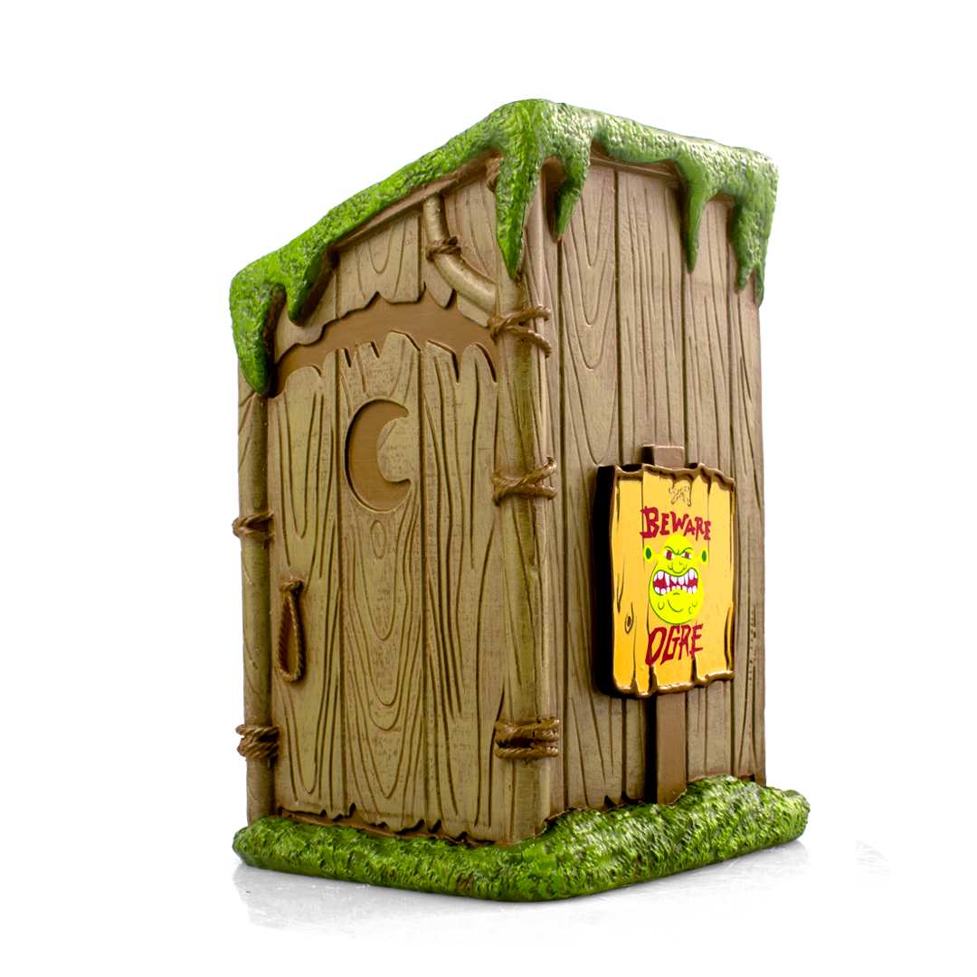 Shrek Beware Ogre Outhouse Coaster Set - 4 Piece