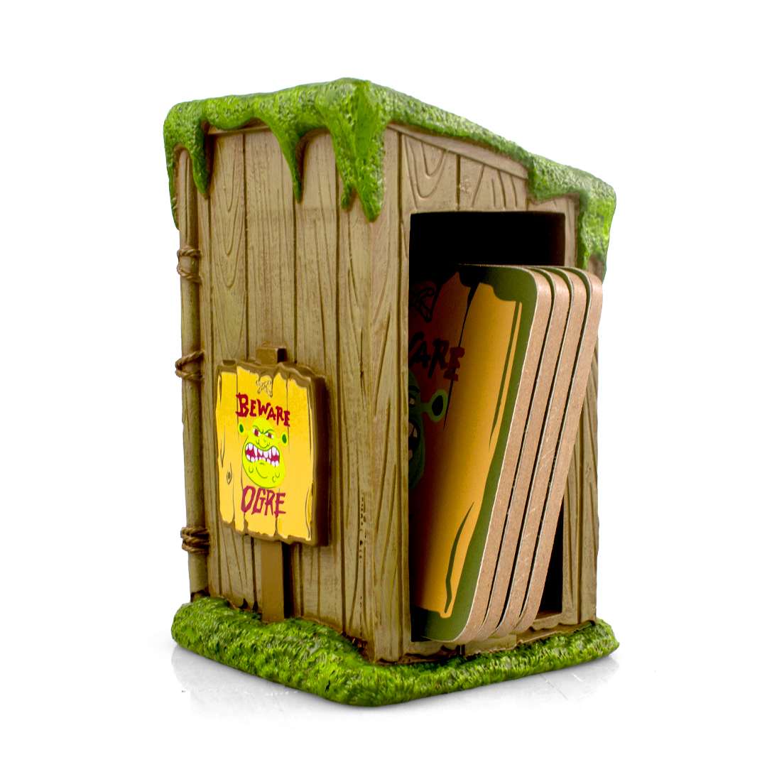 Shrek Beware Ogre Outhouse Coaster Set - 4 Piece