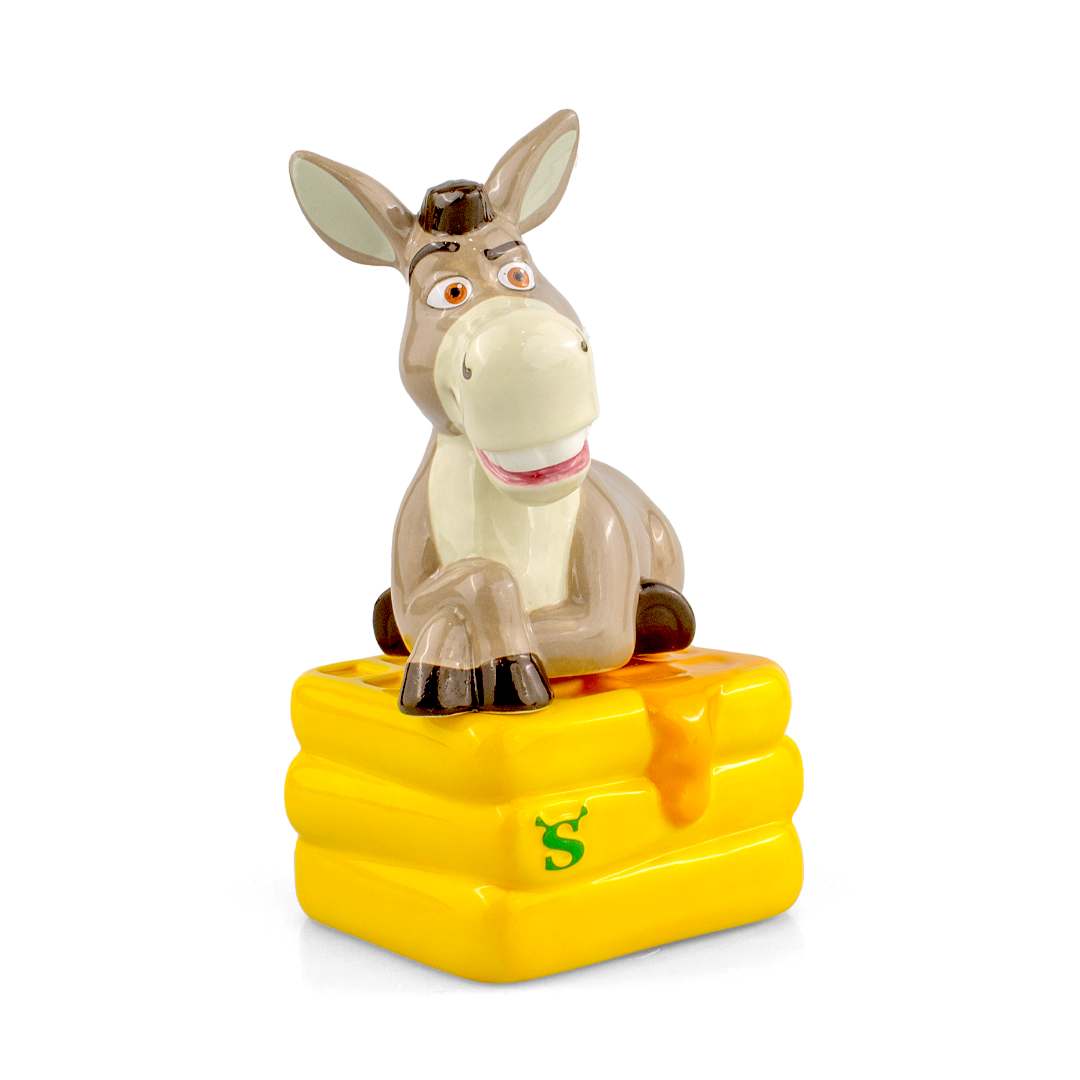 Shrek Donkey Waffle Stack Salt & Pepper Shakers - 2PC Ceramic Set