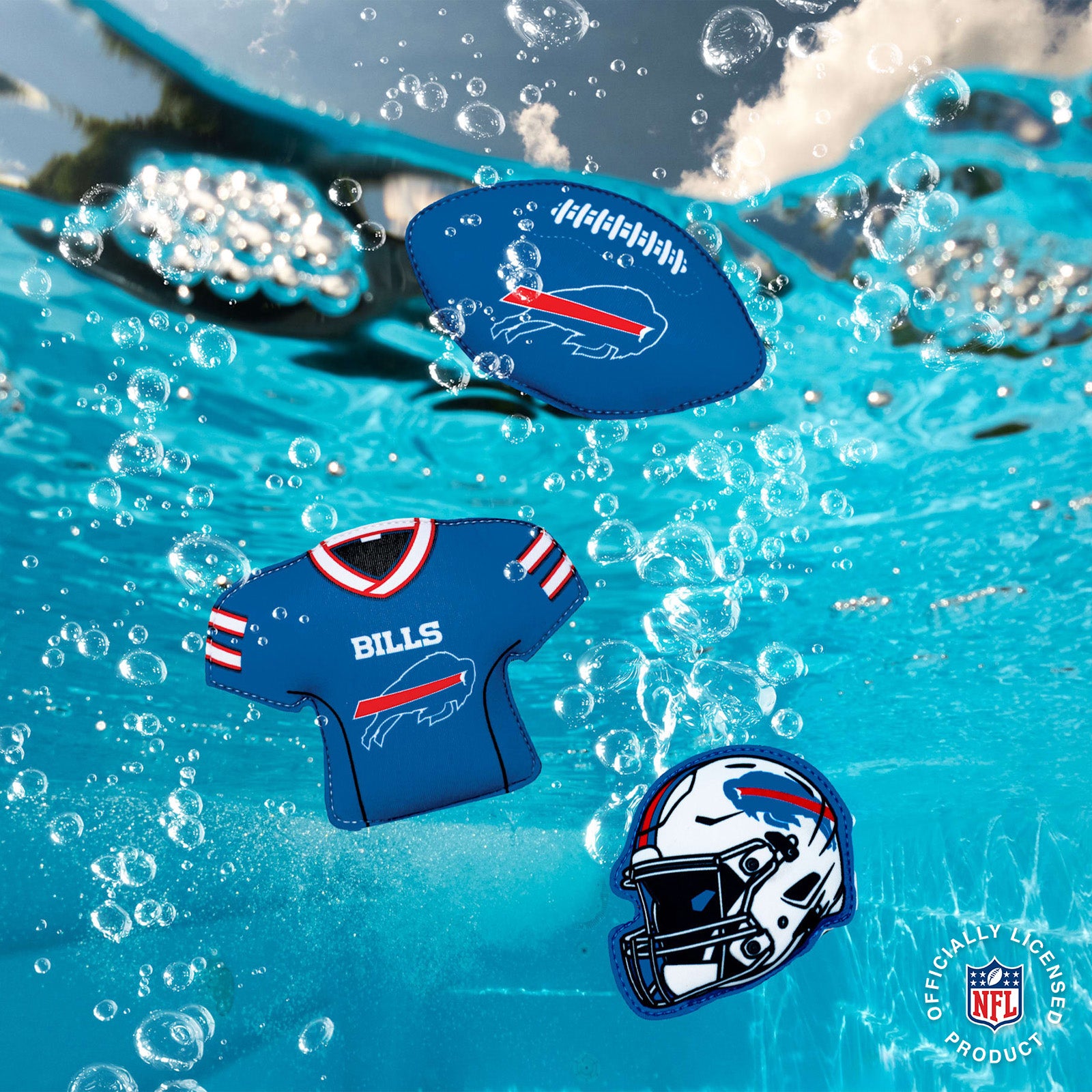 NFL Neoprene Diving Toys - Buffalo Bills (Set of 3)