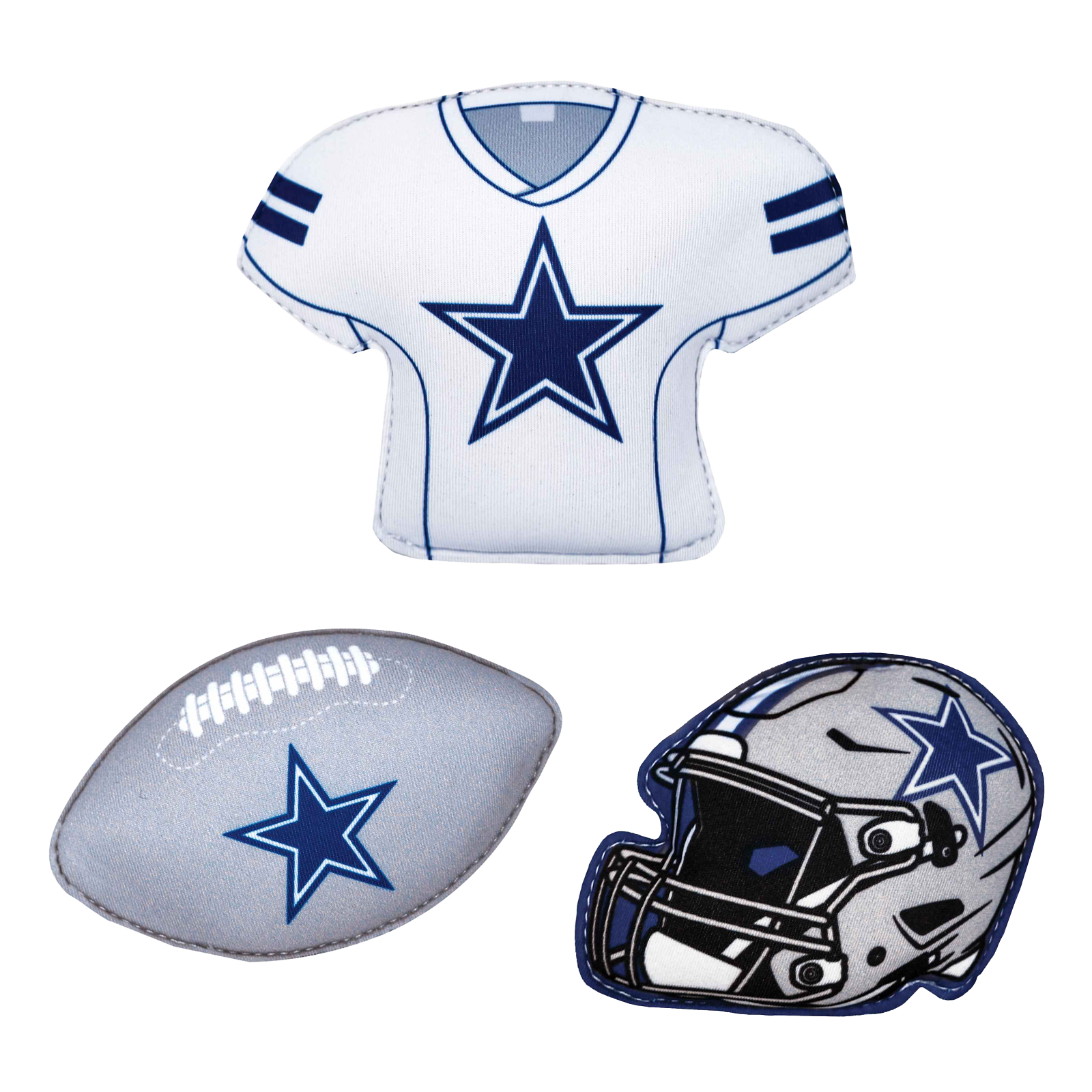 NFL Neoprene Diving Toys - Dallas Cowboys (Set of 3)