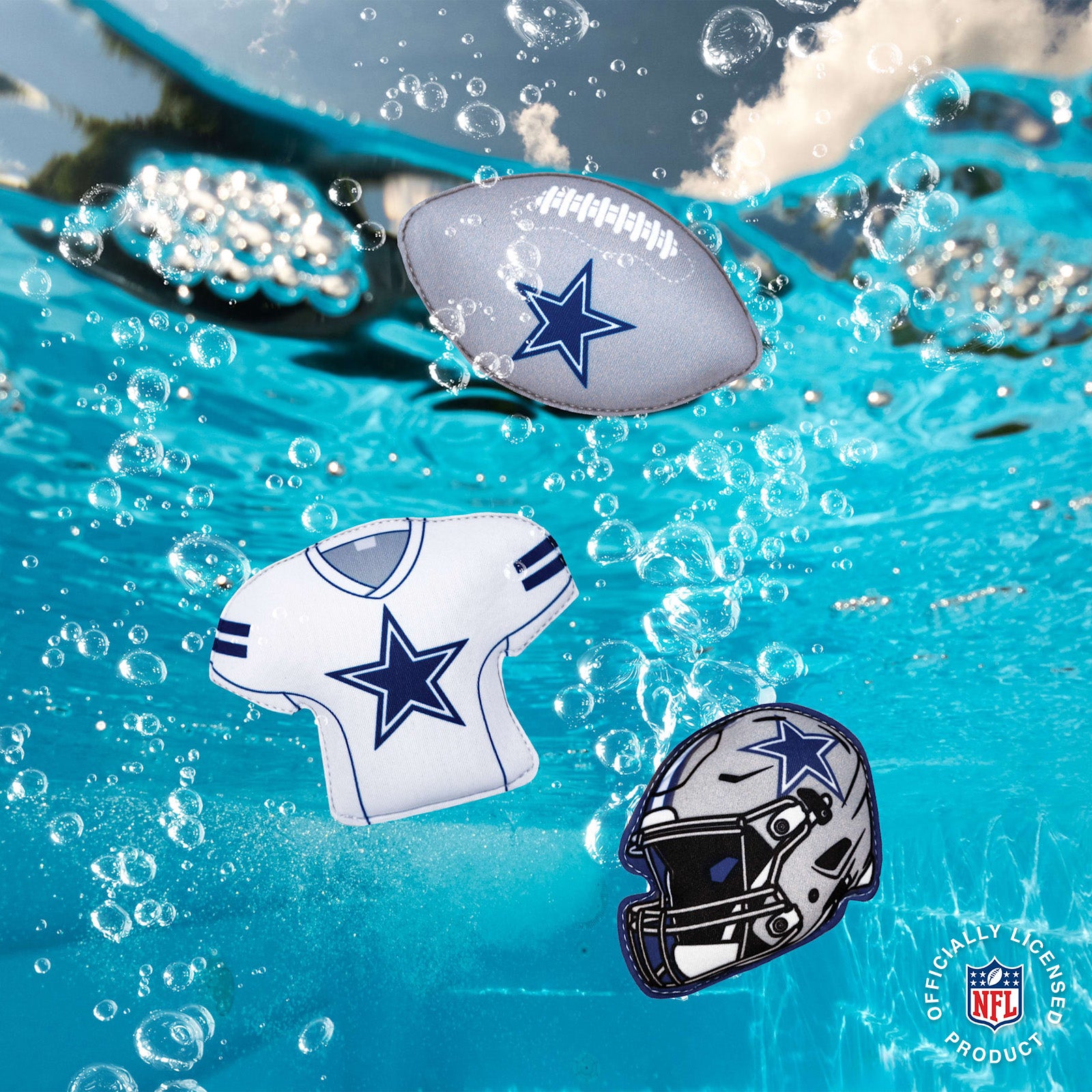 NFL Neoprene Diving Toys - Dallas Cowboys (Set of 3)
