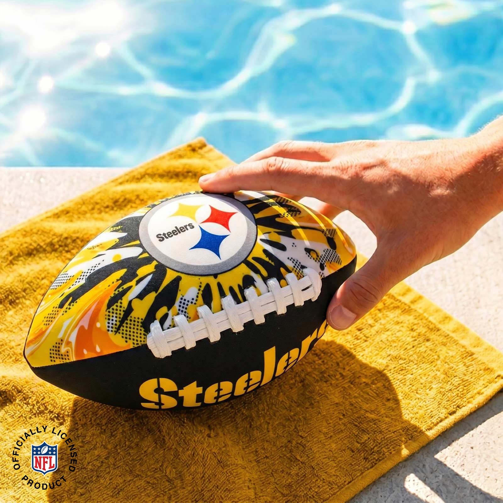 Pittsburgh Steelers Water Football