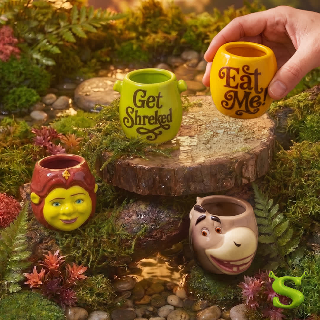 Shrek Character Shot Glass Set - 4 Piece