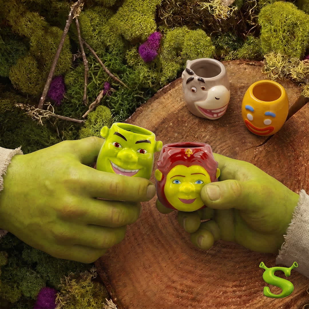Shrek Character Shot Glass Set - 4 Piece