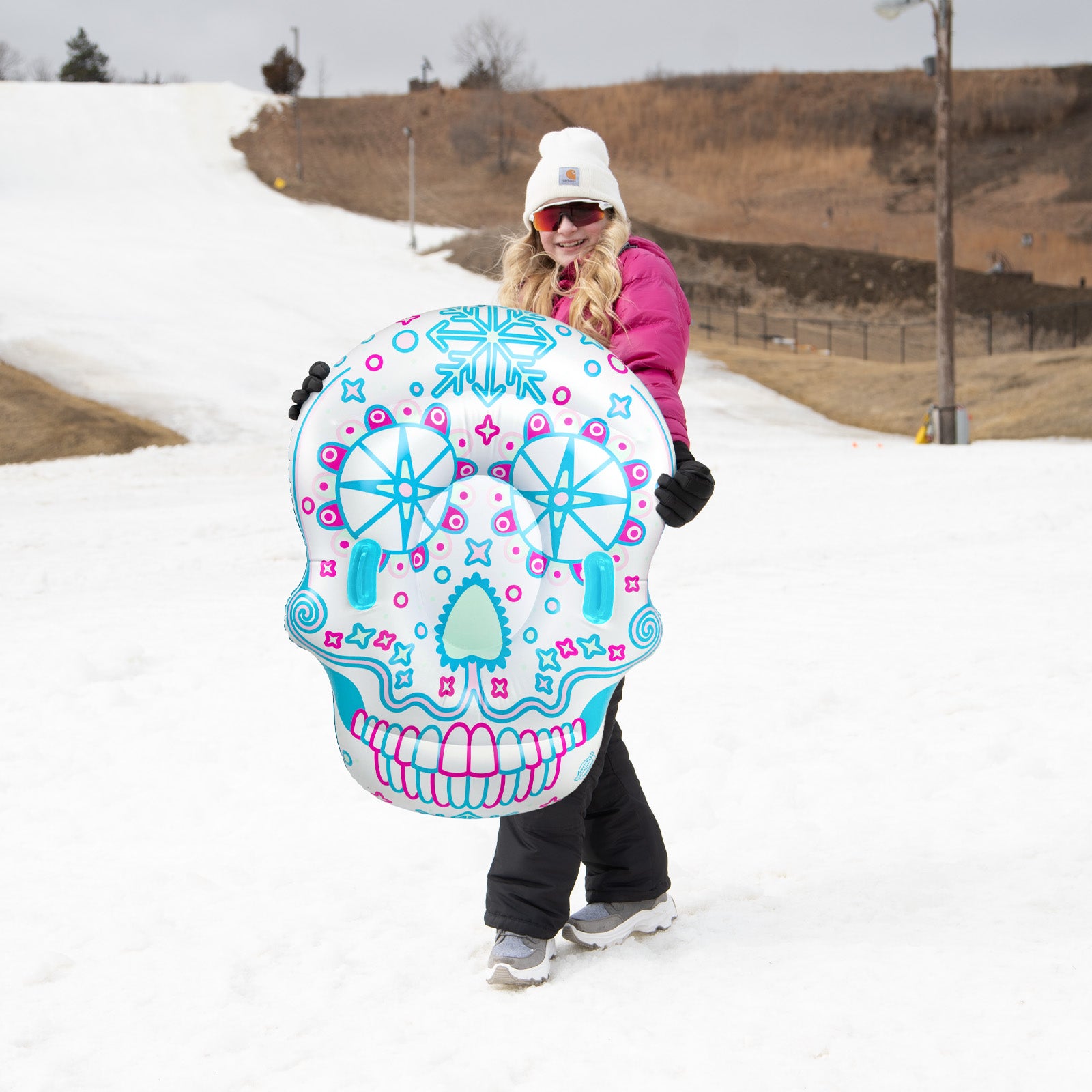 Sugar Skull Snow Tube