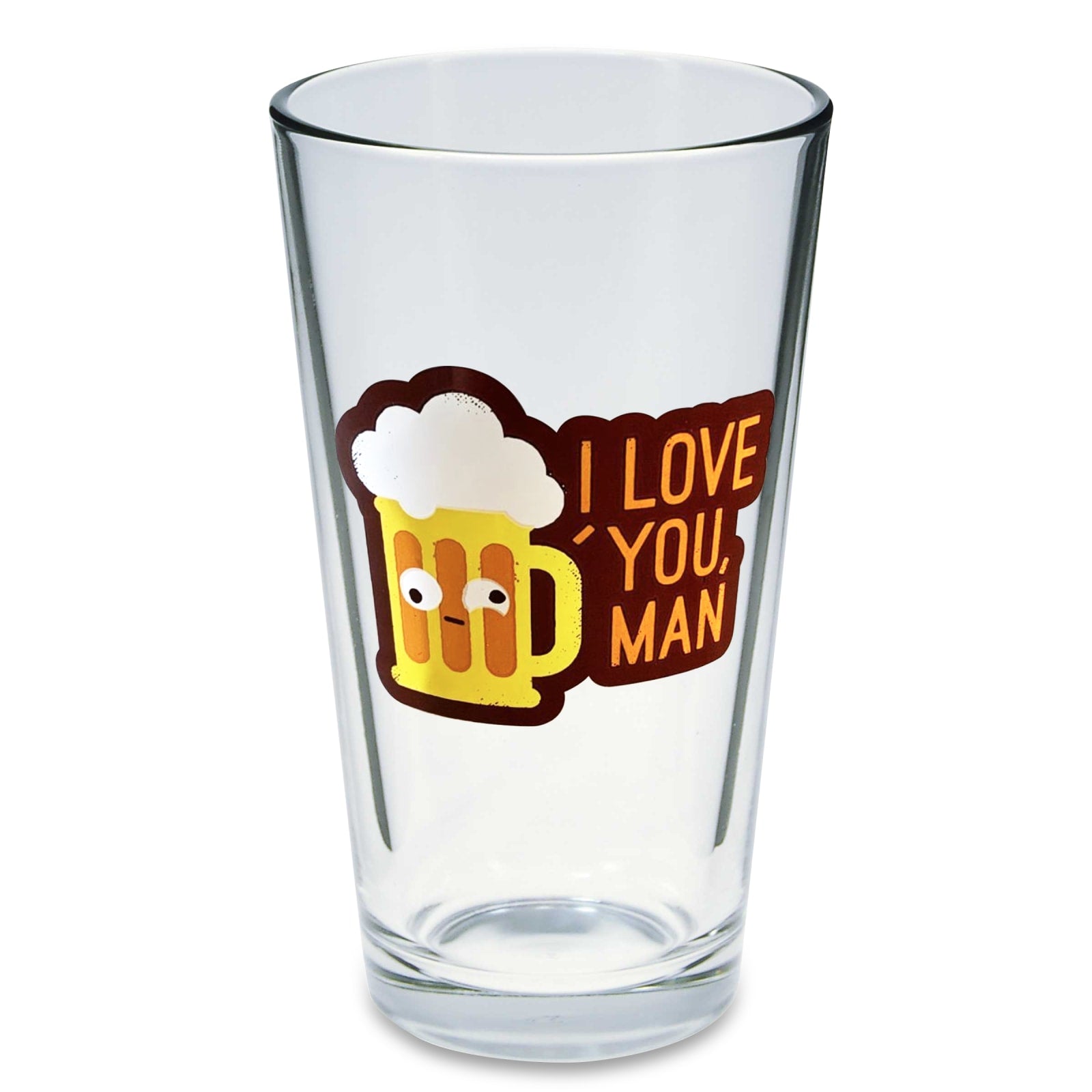 I Love You Man Pint set (2 glass - same art)