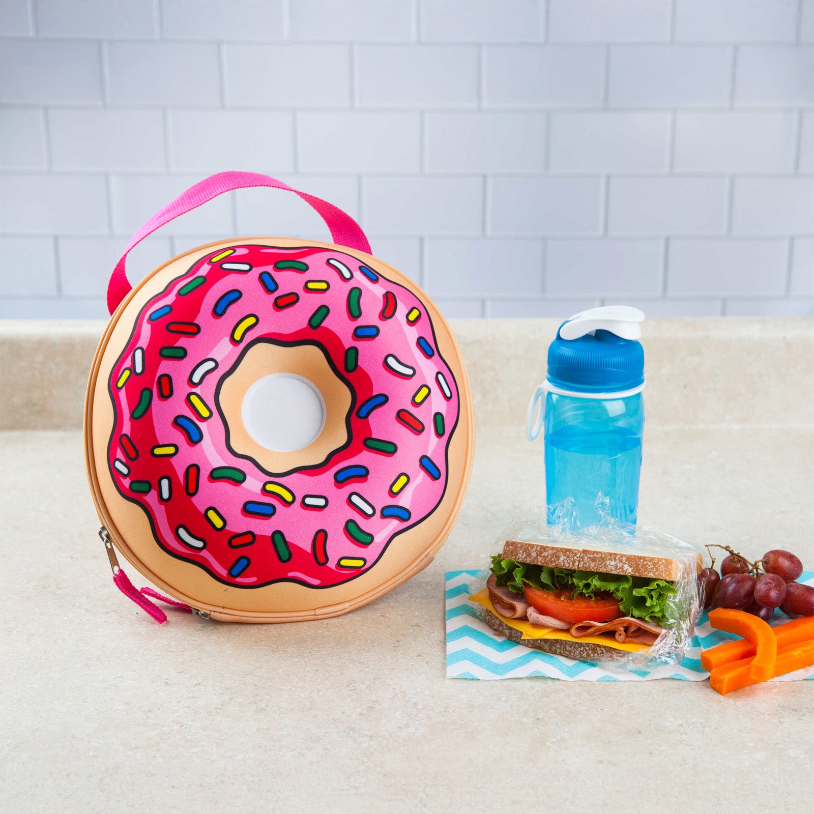 Frosted Donut Lunch Tote