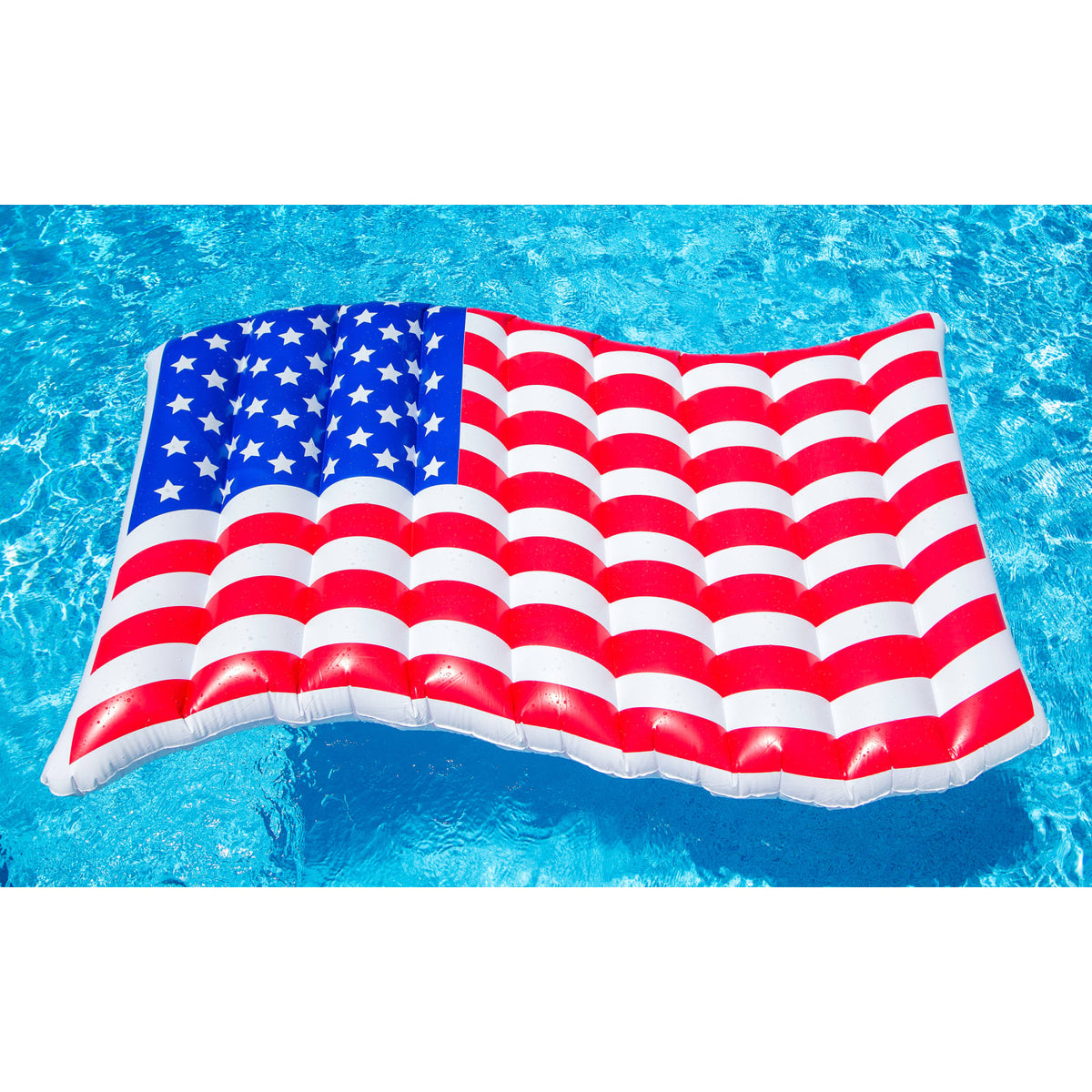 Giant Waving American Flag Pool Float