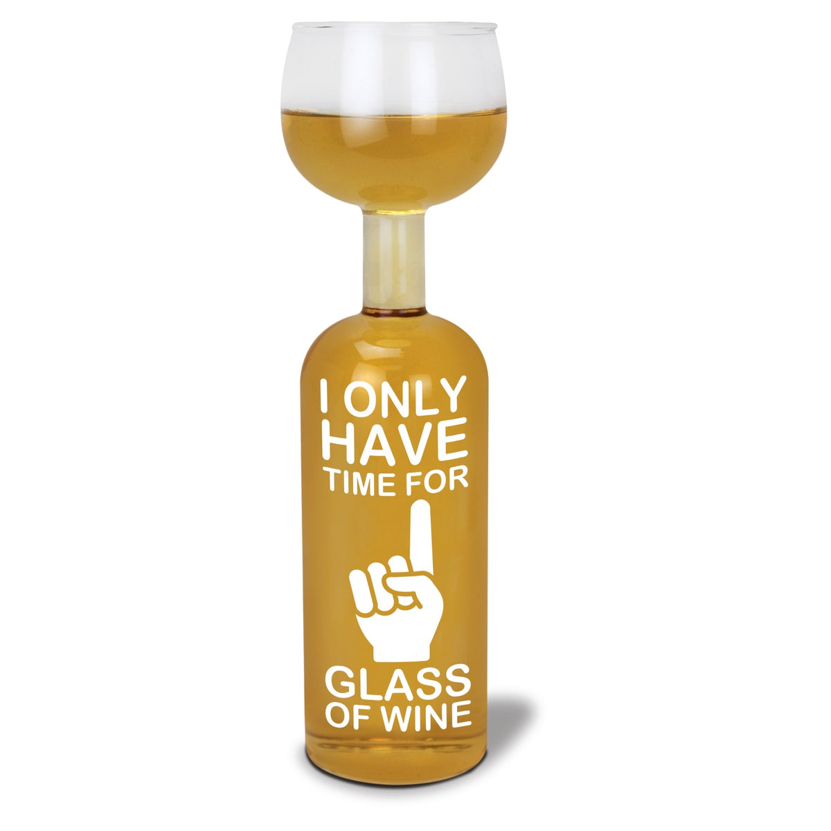 1/2 bottle wine glass The 1 Glass Wine Bottle Glass