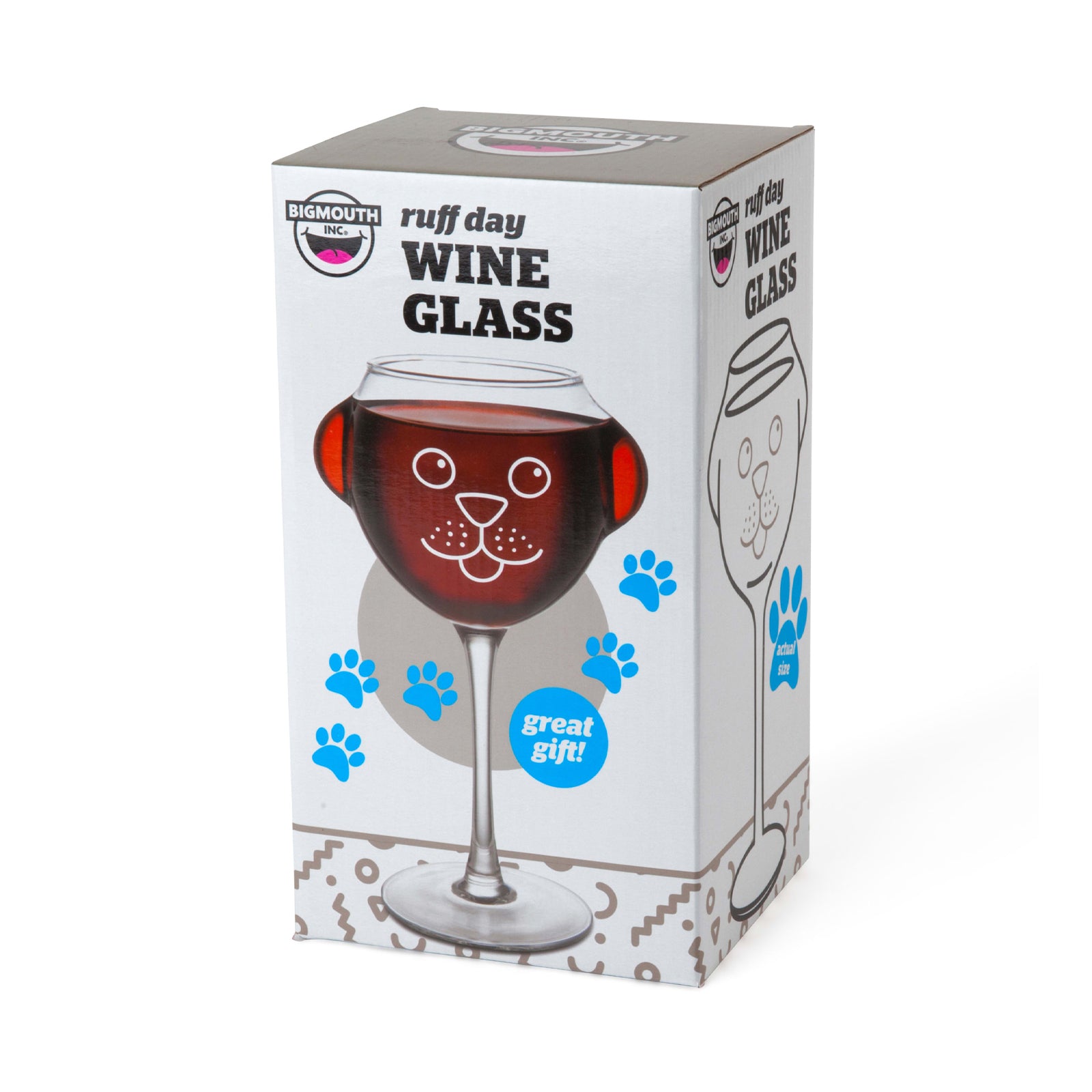 The Ruff Day Wine Glass