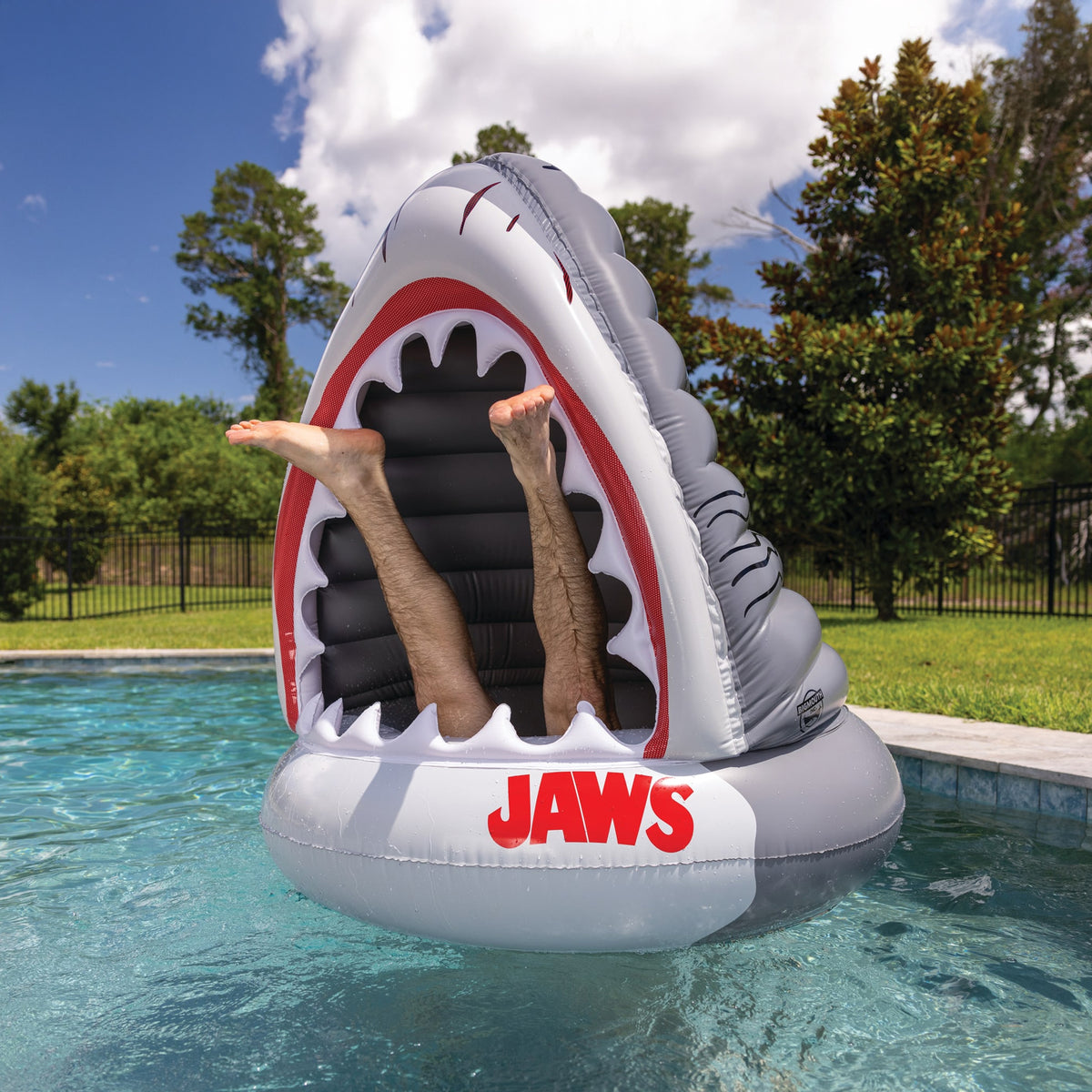 Jaws Pool JAWs 50th Anniversary Giant Shark Pool Float