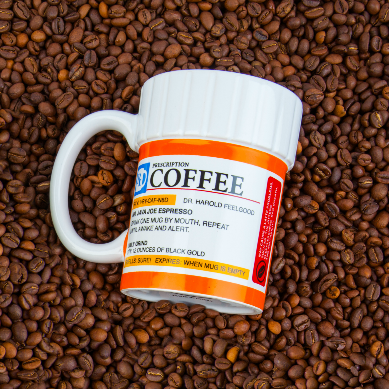 Prescription Pill Bottle Mug-MO