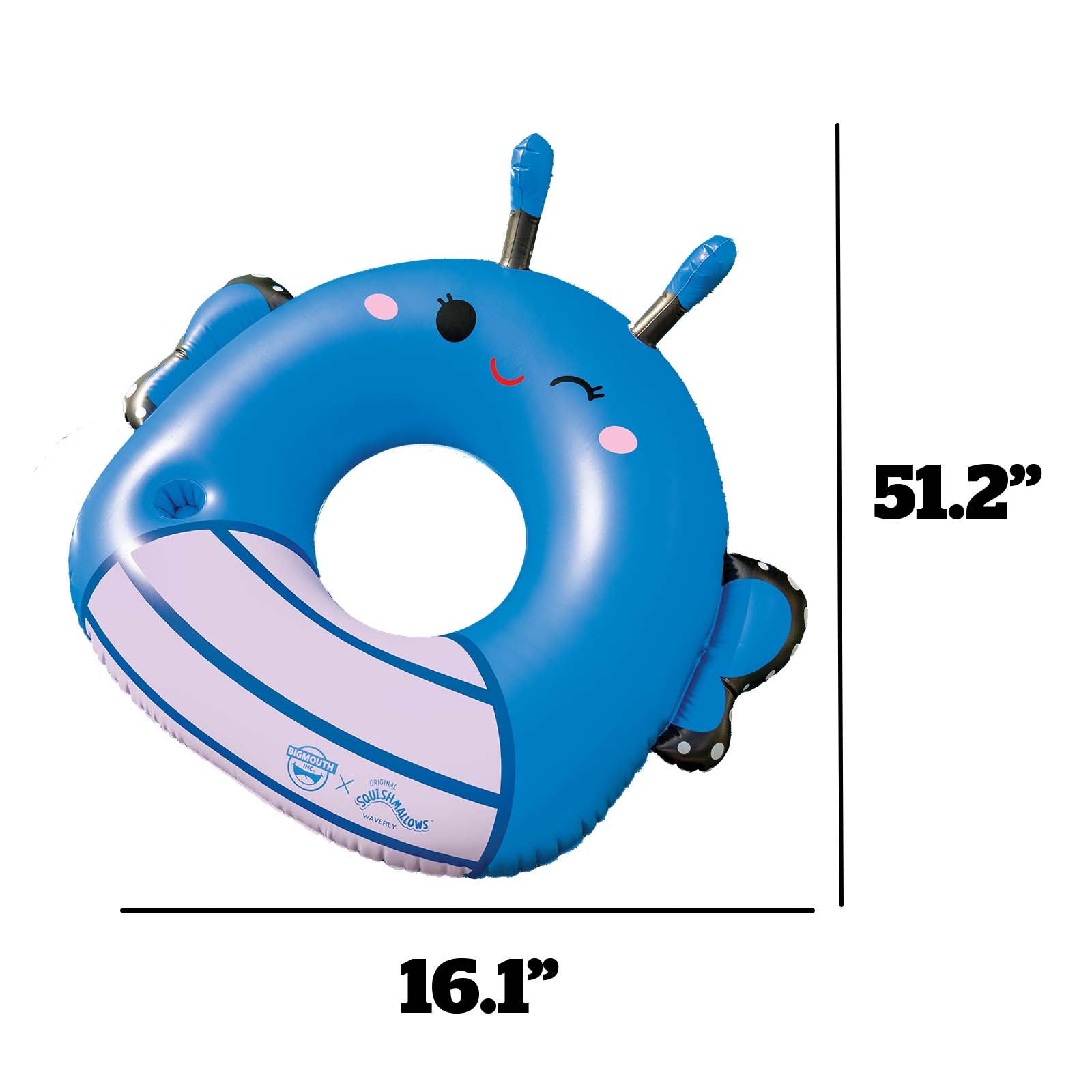 Squishmallows Waverly the Butterfly 42 inch pool float with cupholder