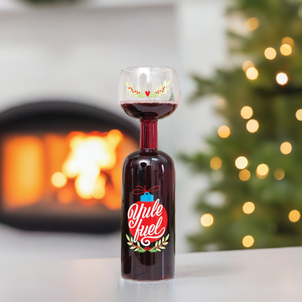 BigMouth 'Yule Fuel' Giant Wine Glass