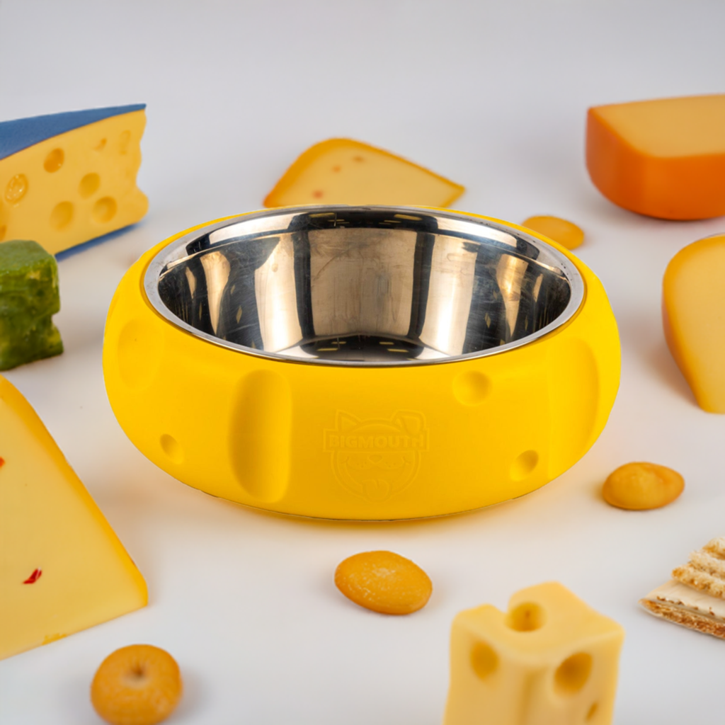 Cheesey Wheel Pet Bowl