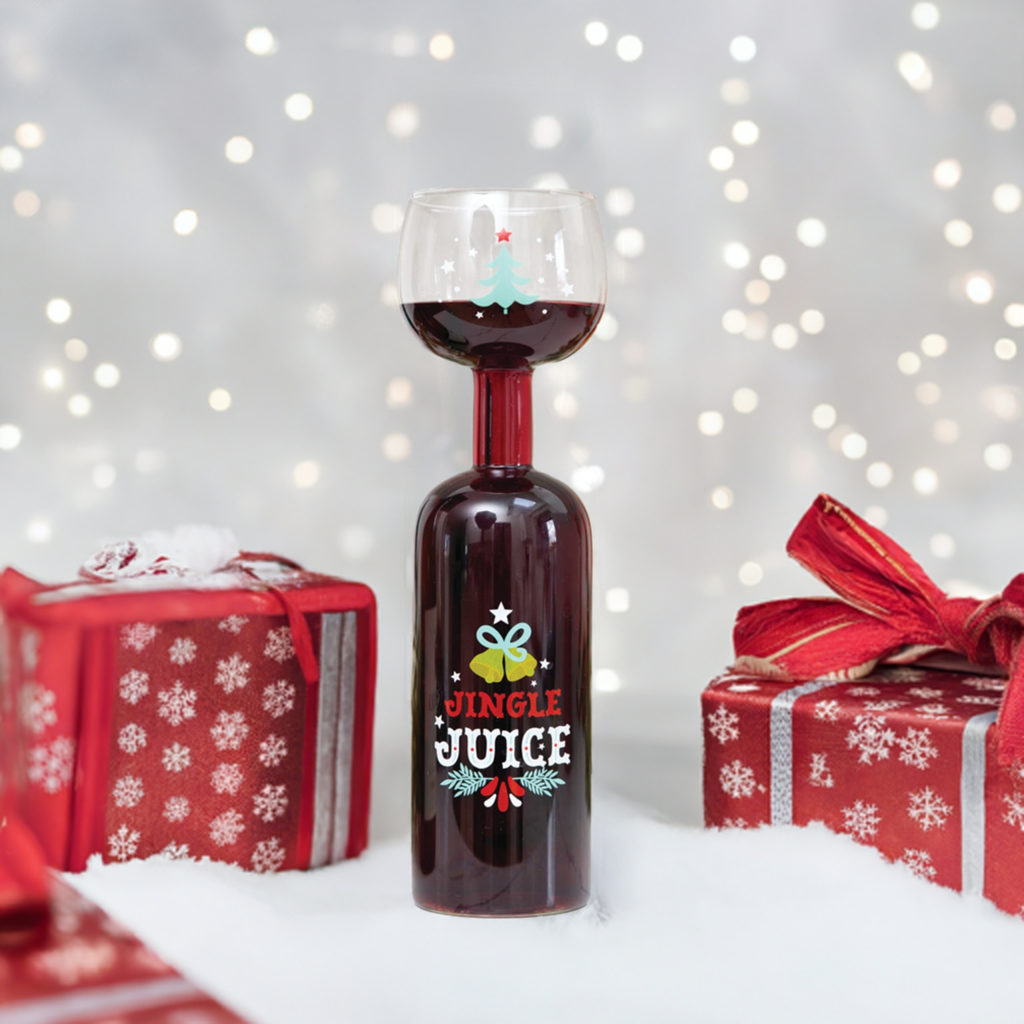 BigMouth 'Jingle Juice' Wine Glass