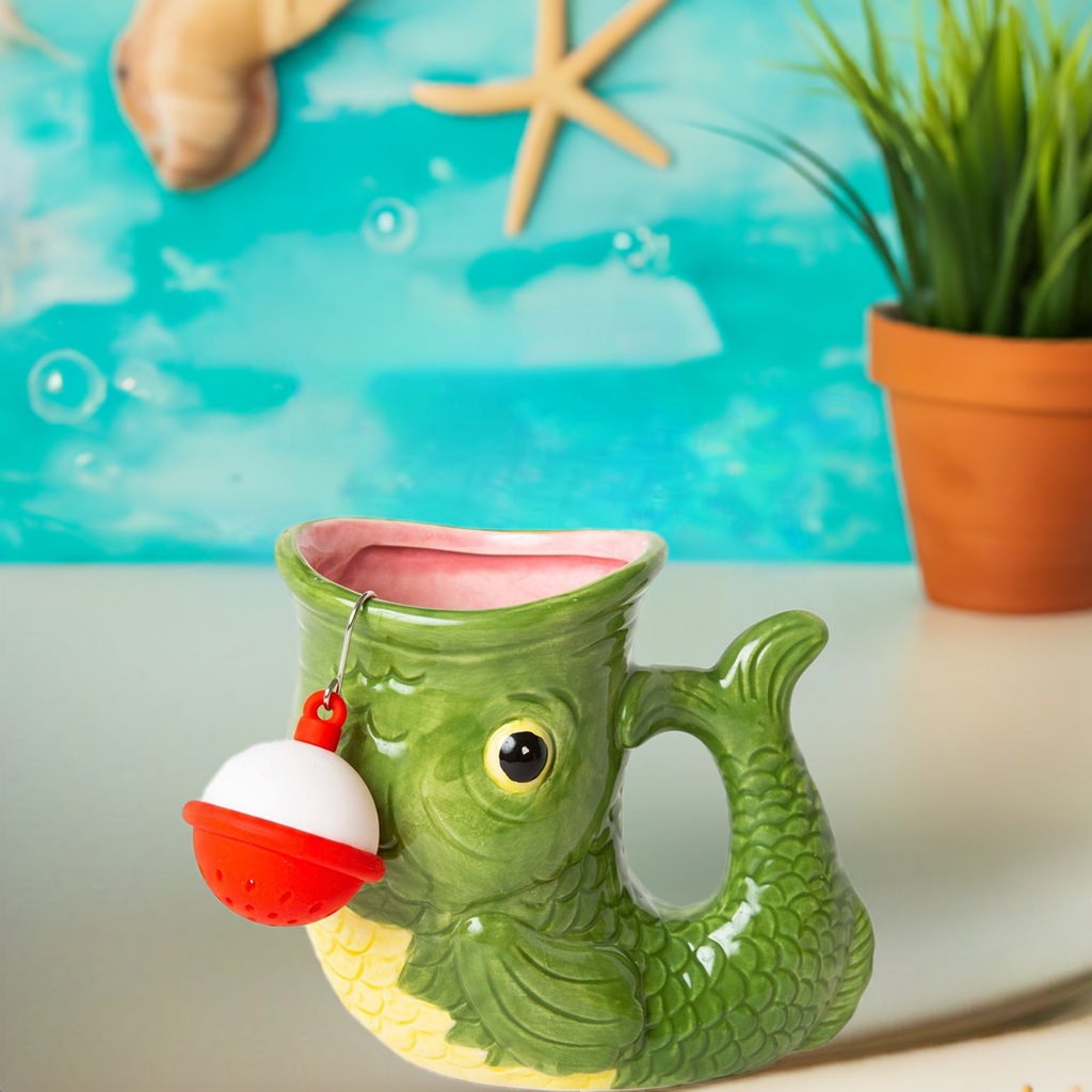 Fish with Infuser Mug