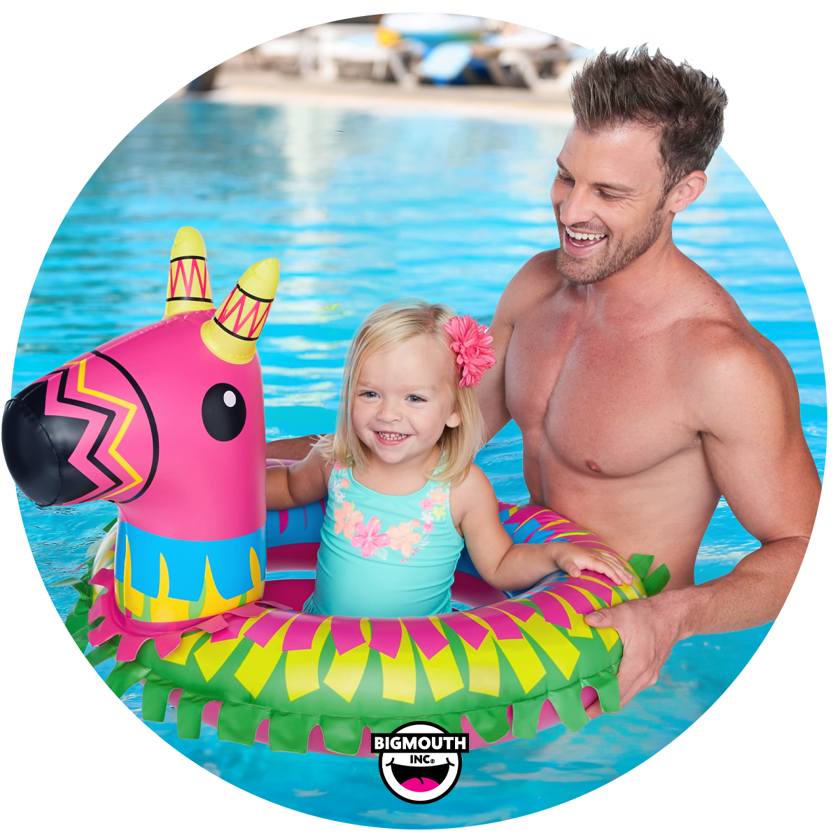 thumbnail image 2 of Swimbobo Toddler Pool Float With Seat Boat Inflatable Ride-on Airplane... 2 of 12