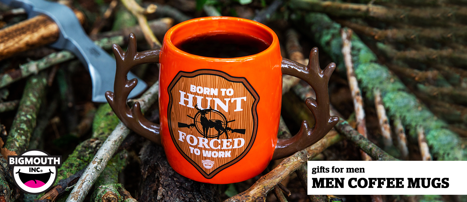  BigMouth Inc Gone Fishing Mug - Coffee Mugs for Men