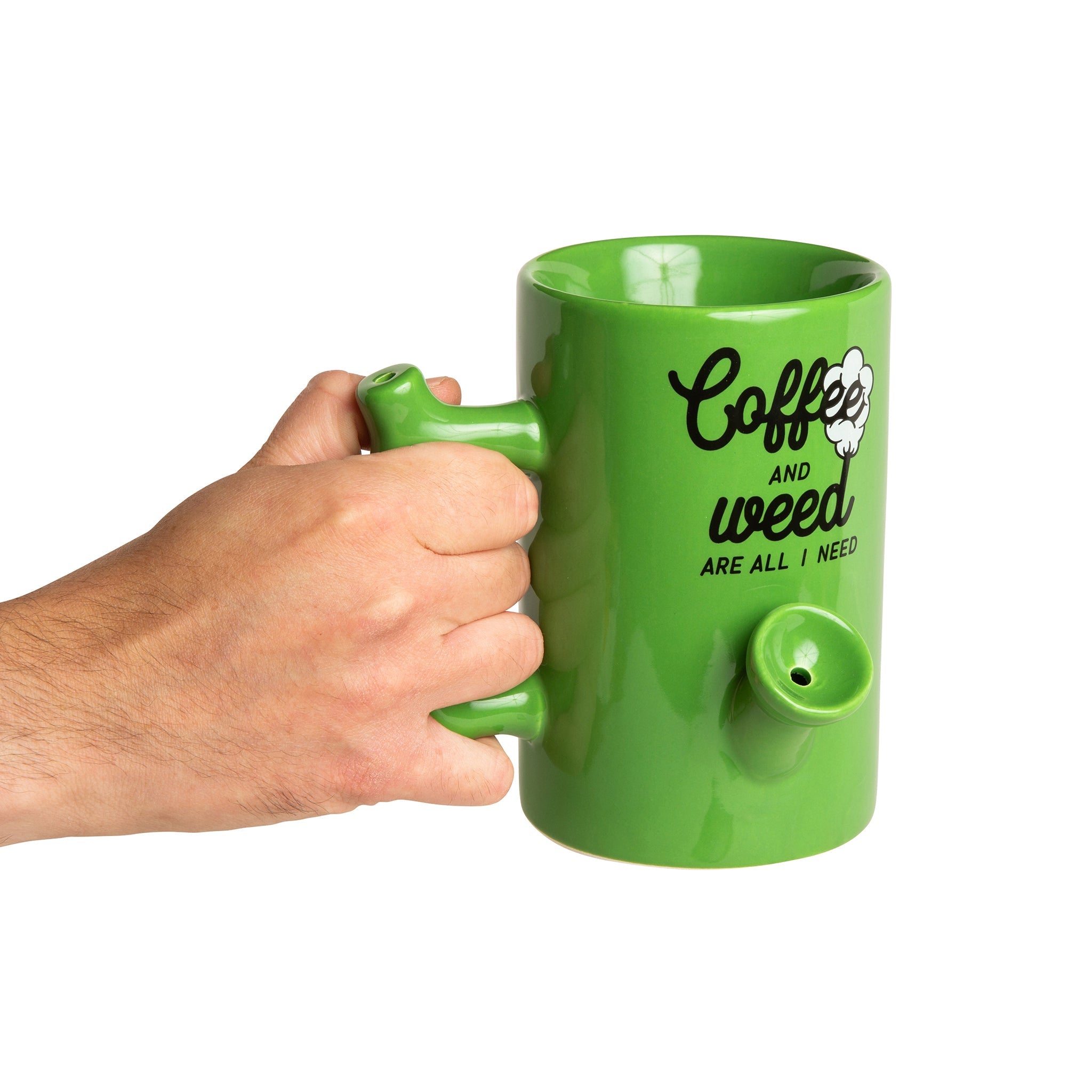 Pop Culture 10 oz Coffee & Weed Is All I Need Novelty Ceramic Mug