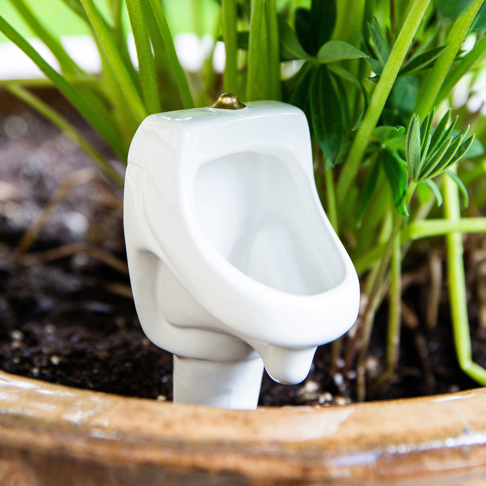 Urinal Plant Stake - Thumbnail 2