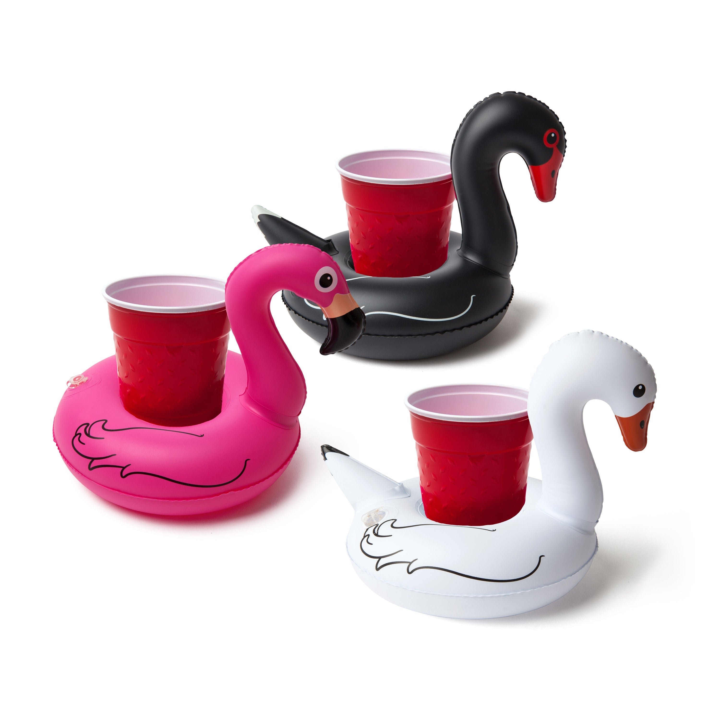 Tropical Birds Beverage Boats  (3-Pack)