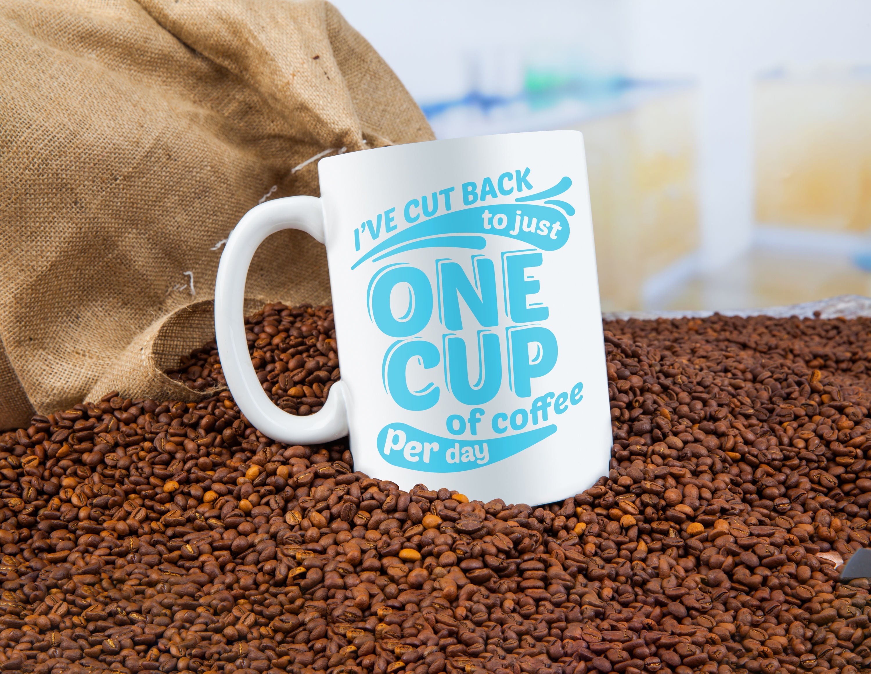 Bigmouth - I've Cut Back to Just One Cup XL Mug