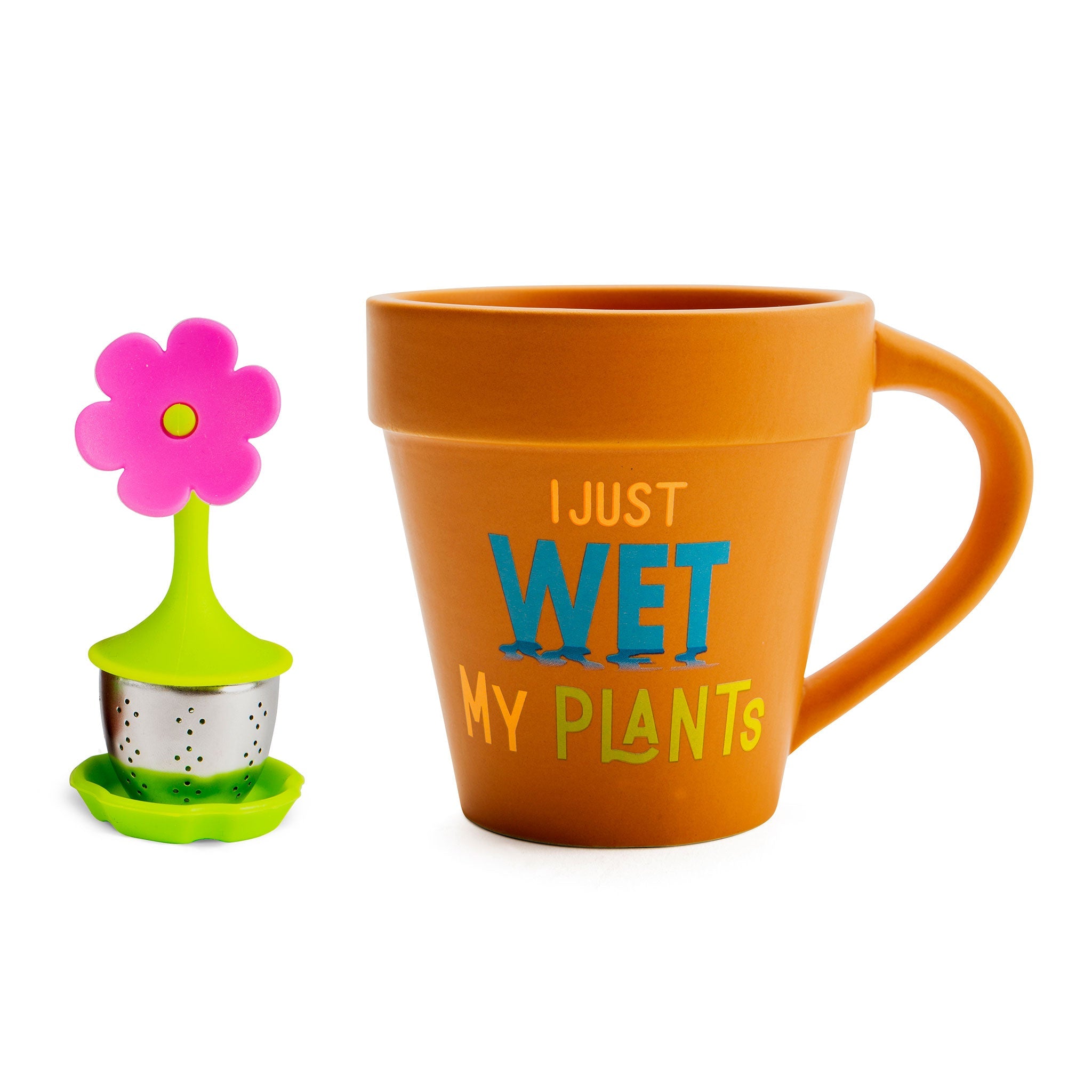 I Just Wet My Plants! - Tea Infuser Mug Set
