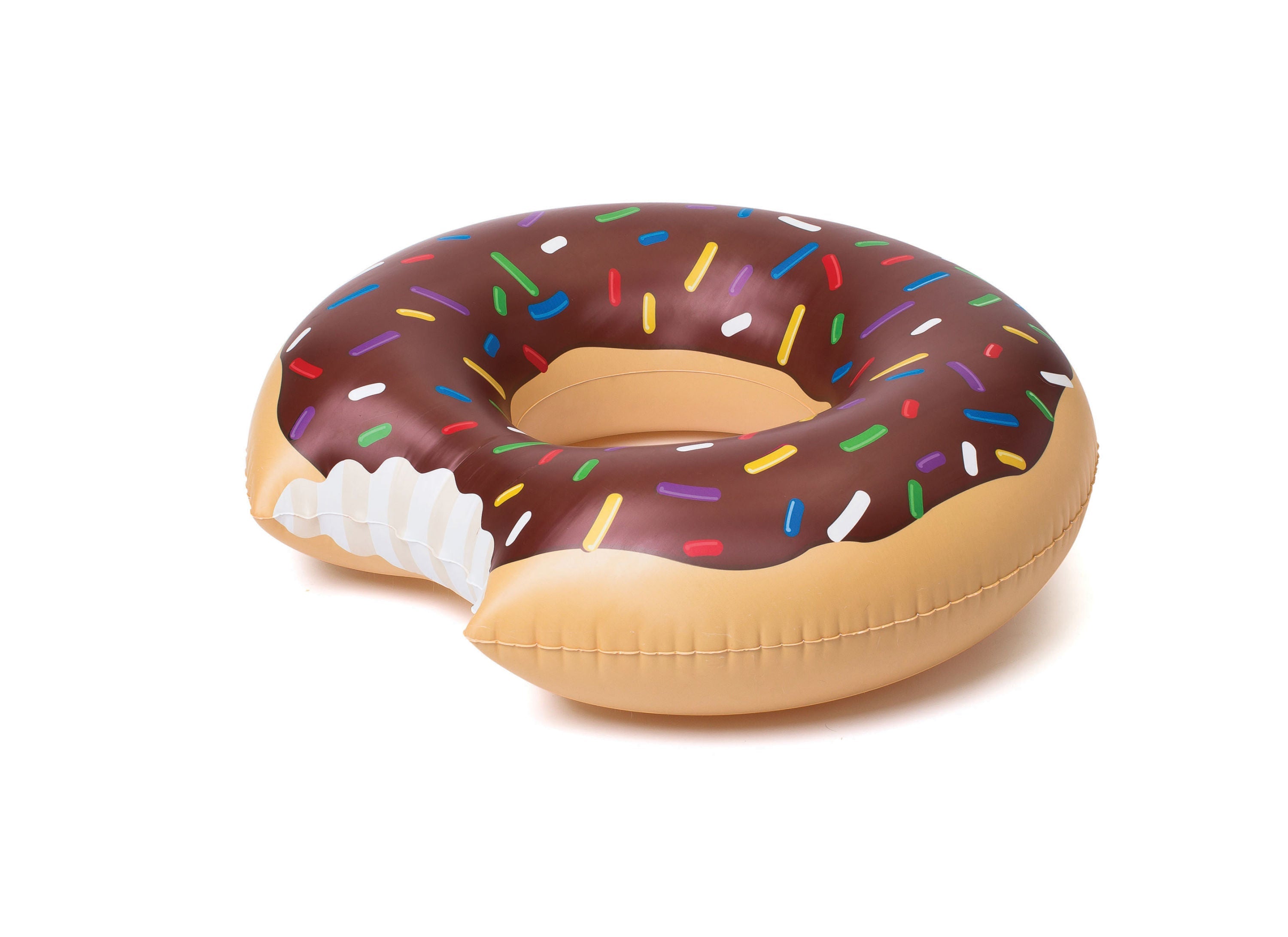 Giant Chocolate Frosted Donut Pool Float