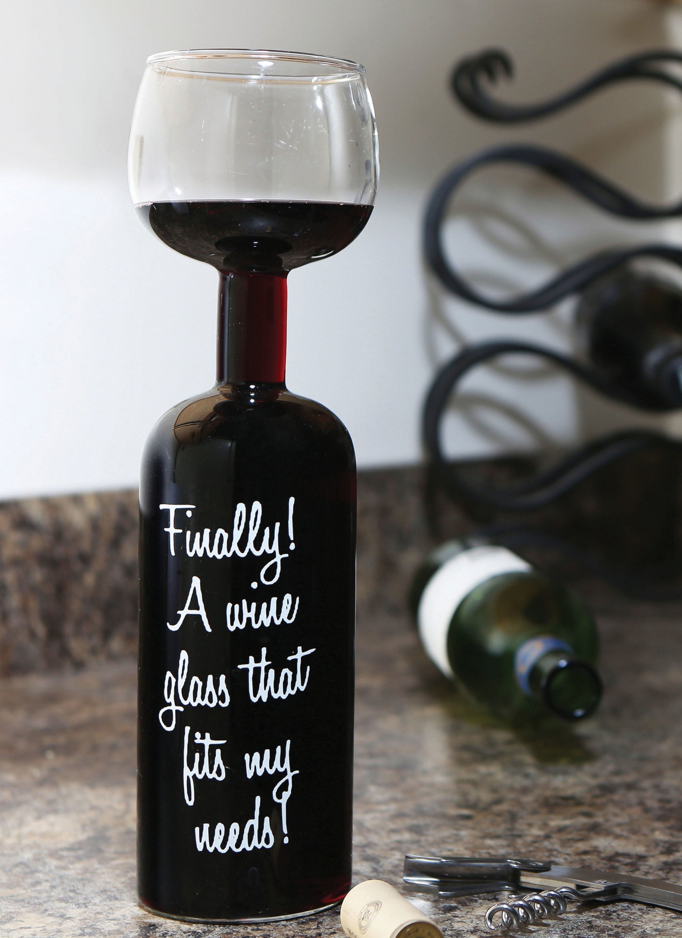 The Original Wine Bottle Glass