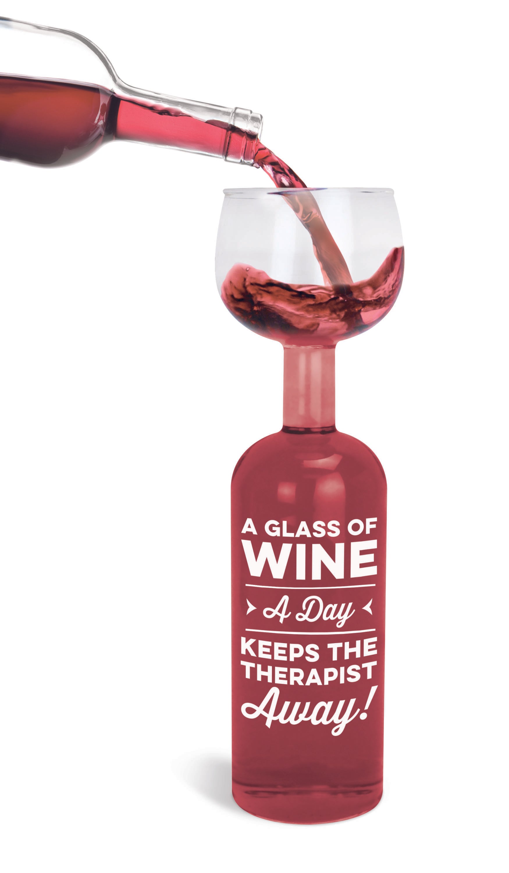 The Glass A Day Wine Bottle Glass