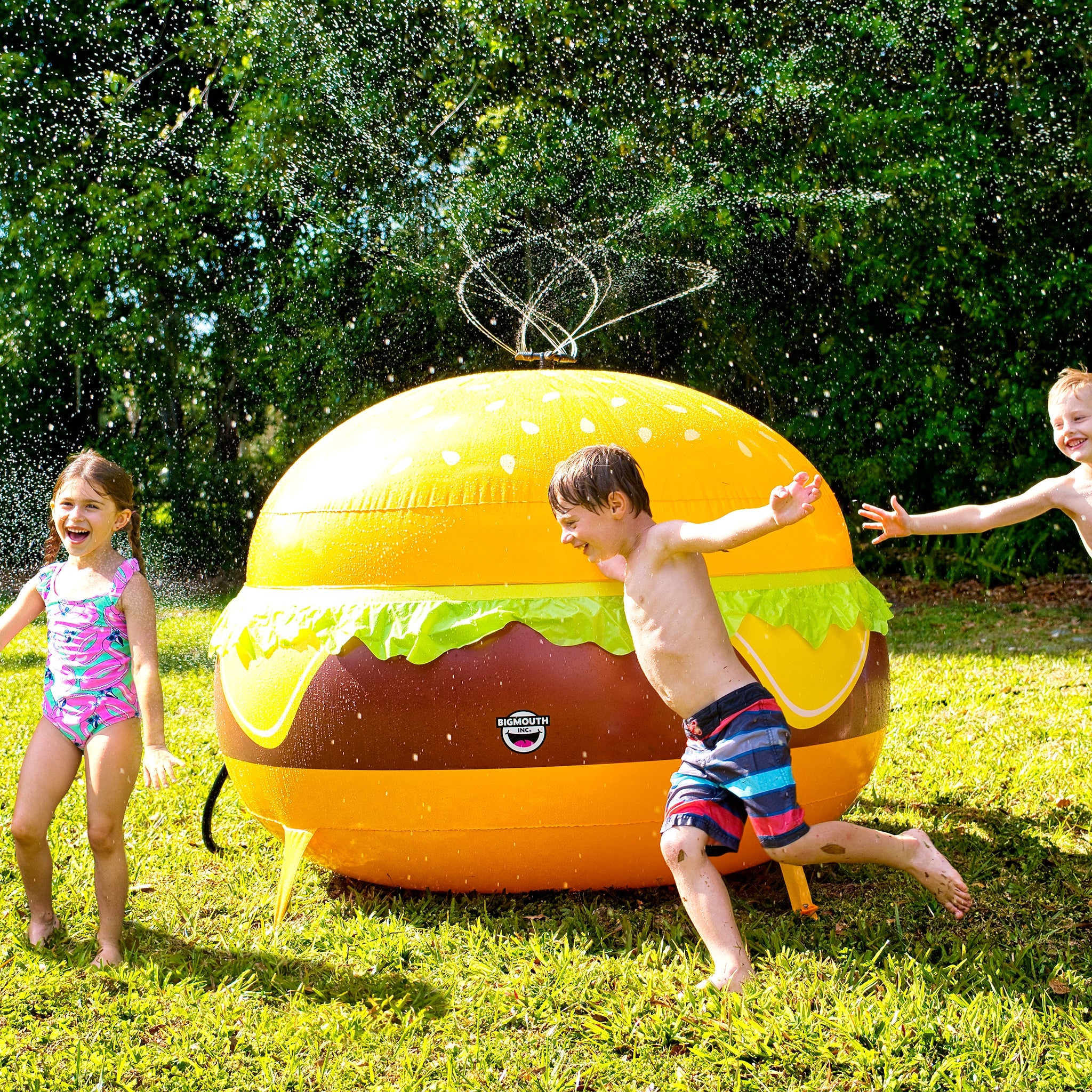 Big mouth cheap inflatable sprinkler